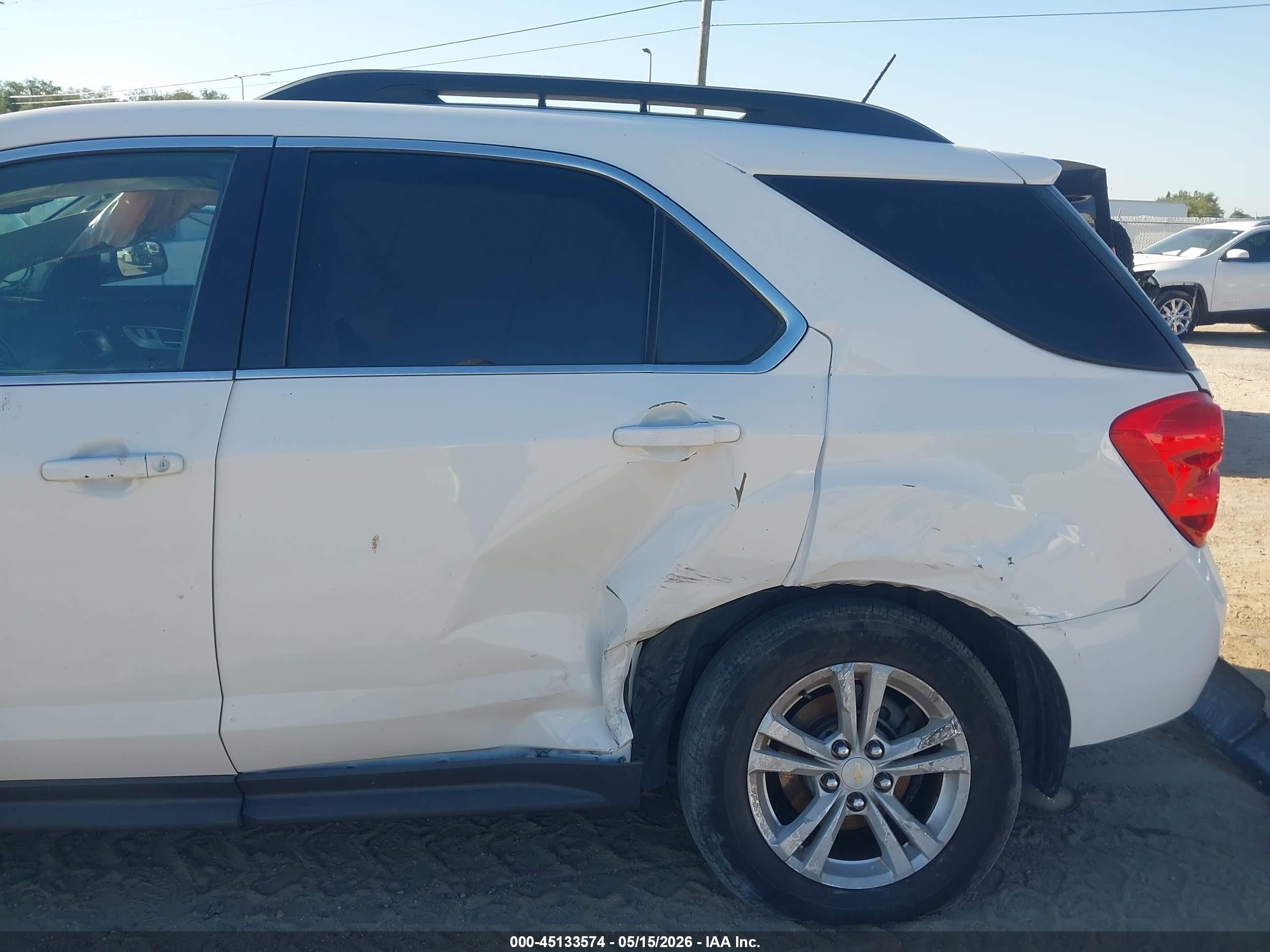 2014 Chevrolet Equinox 2lt White vin: 2GNALCEK7E6107737