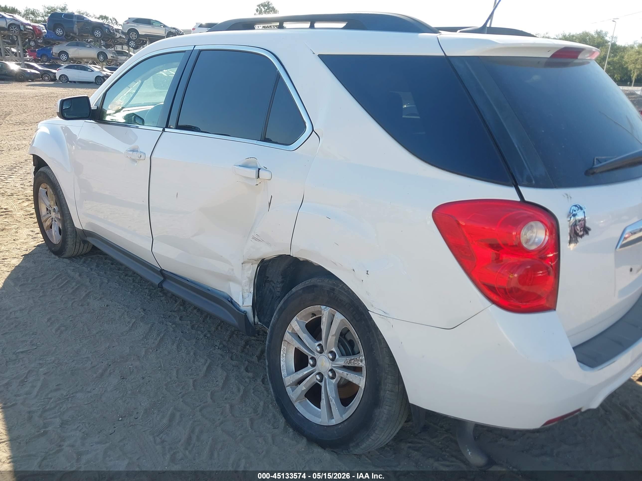 2014 Chevrolet Equinox 2lt White vin: 2GNALCEK7E6107737