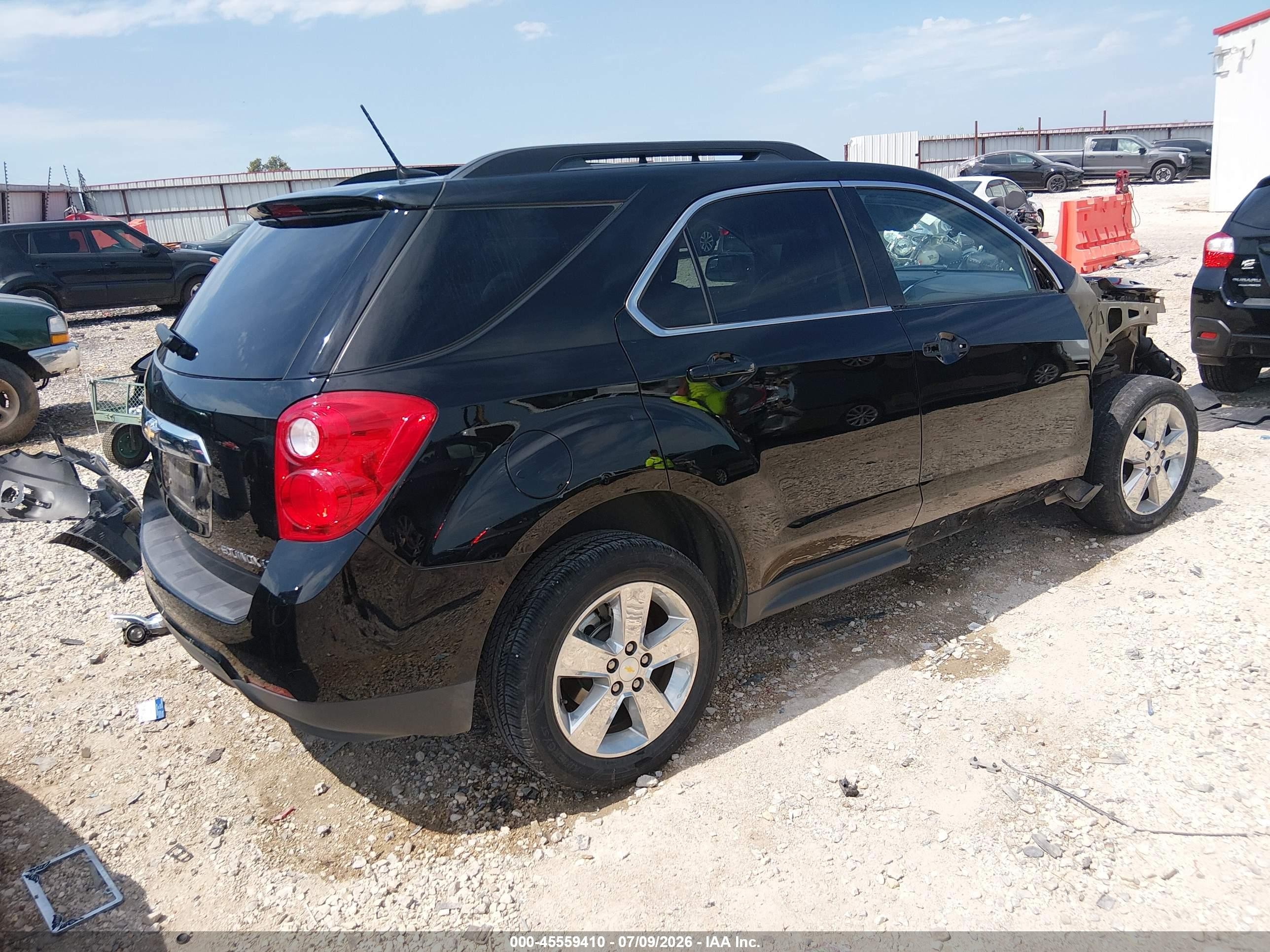 2014 Chevrolet Equinox Lt Black vin: 2GNALCEK7E6230258