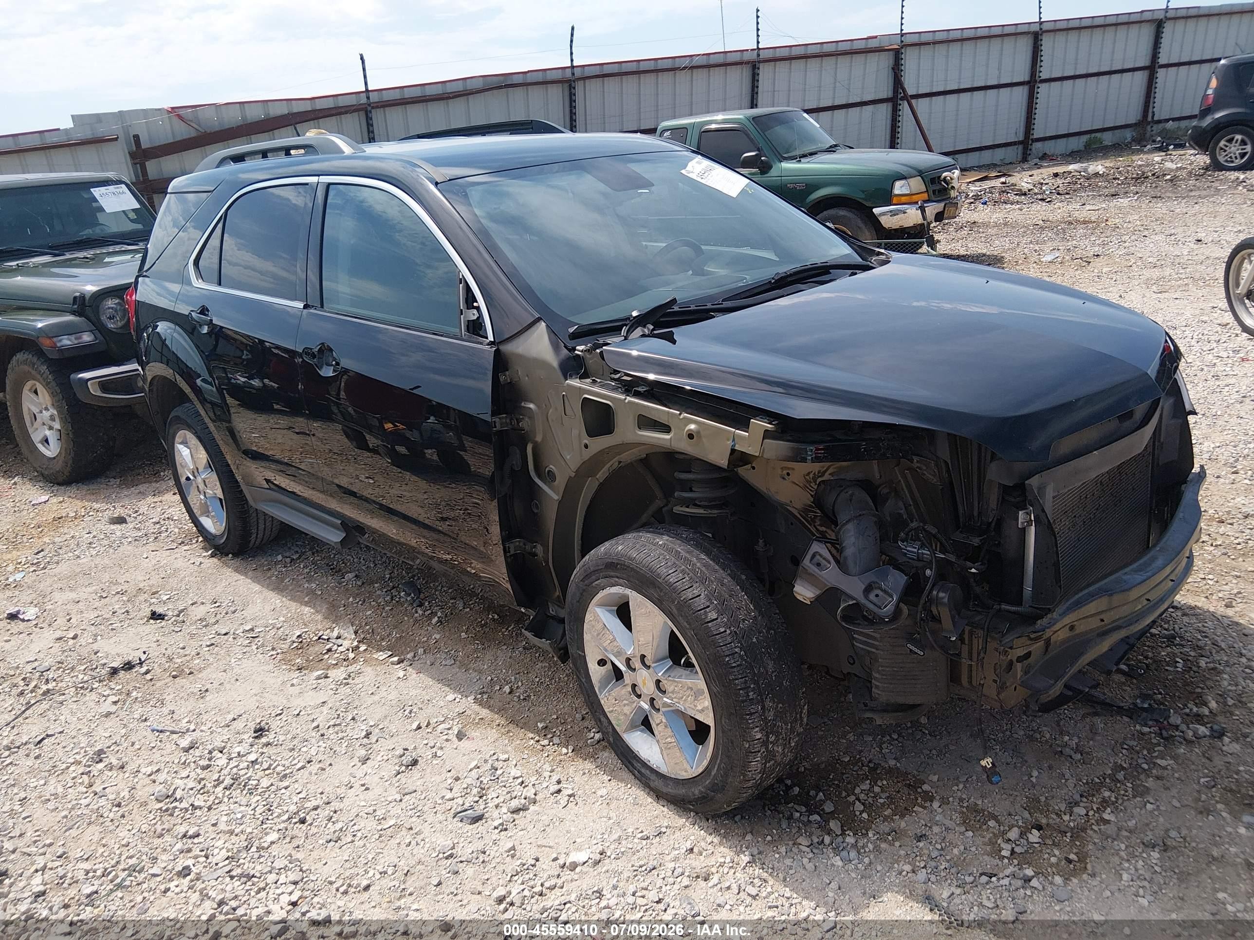 2014 Chevrolet Equinox Lt Black vin: 2GNALCEK7E6230258
