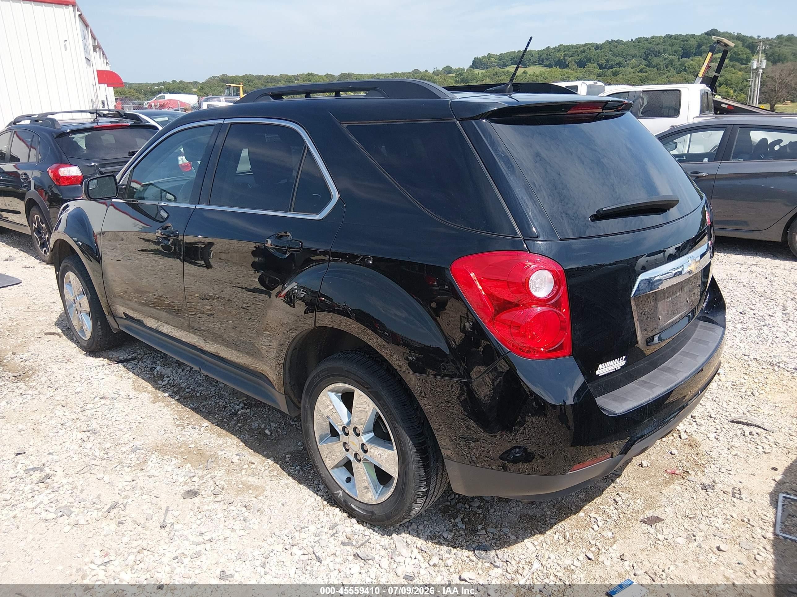 2014 Chevrolet Equinox Lt Black vin: 2GNALCEK7E6230258