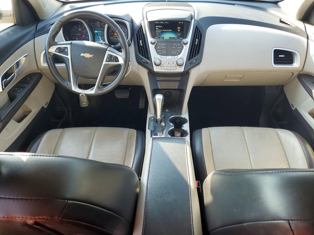 2014 Chevrolet Equinox Lt White vin: 2GNALCEK7E6317559