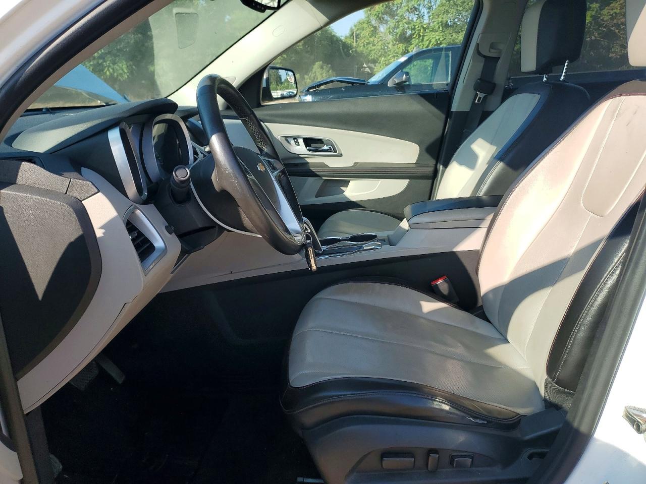 2014 Chevrolet Equinox Lt White vin: 2GNALCEK7E6317559