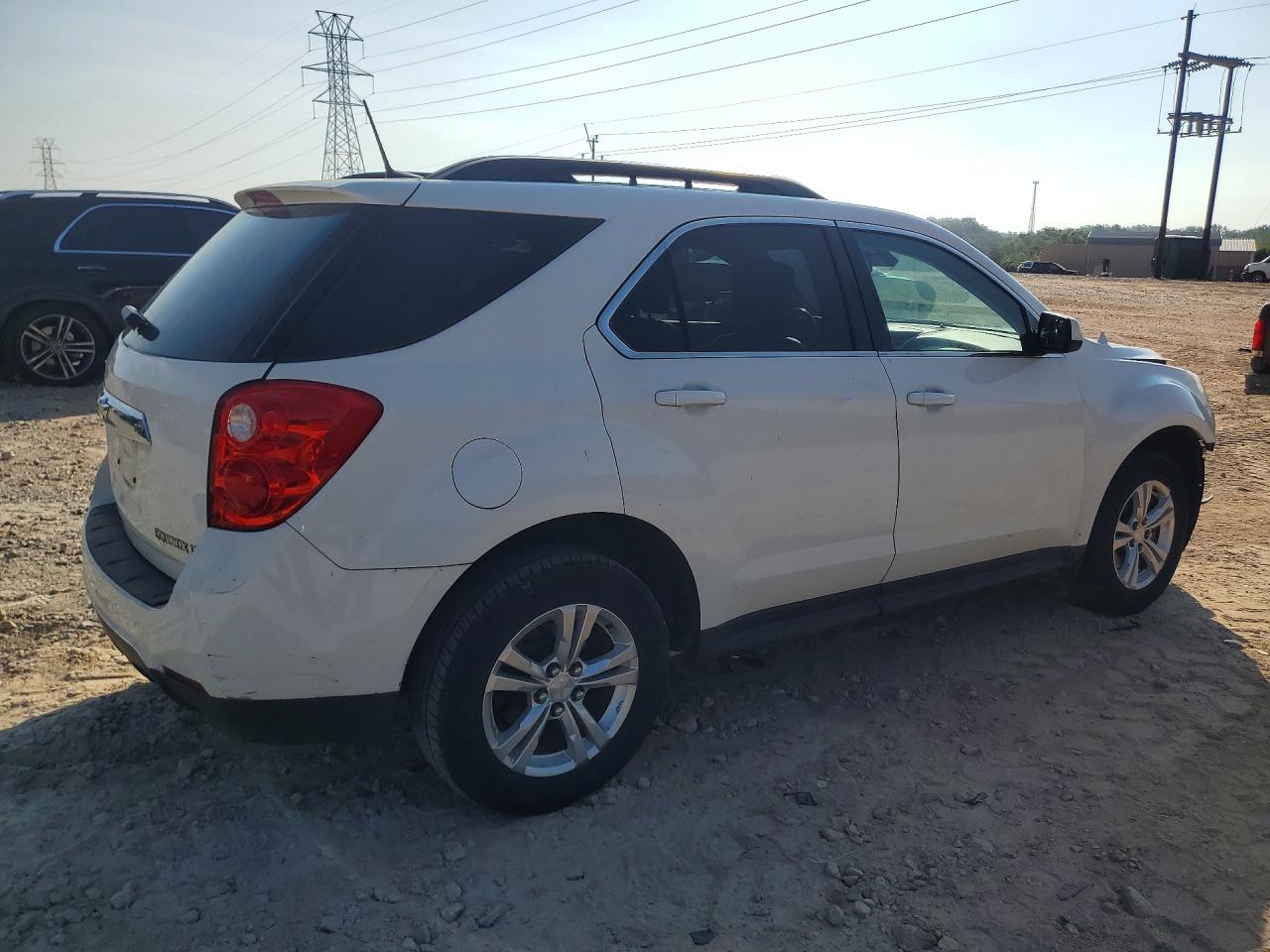 2014 Chevrolet Equinox Lt White vin: 2GNALCEK7E6317559