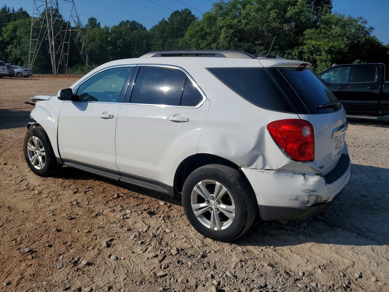 2014 Chevrolet Equinox Lt White vin: 2GNALCEK7E6317559