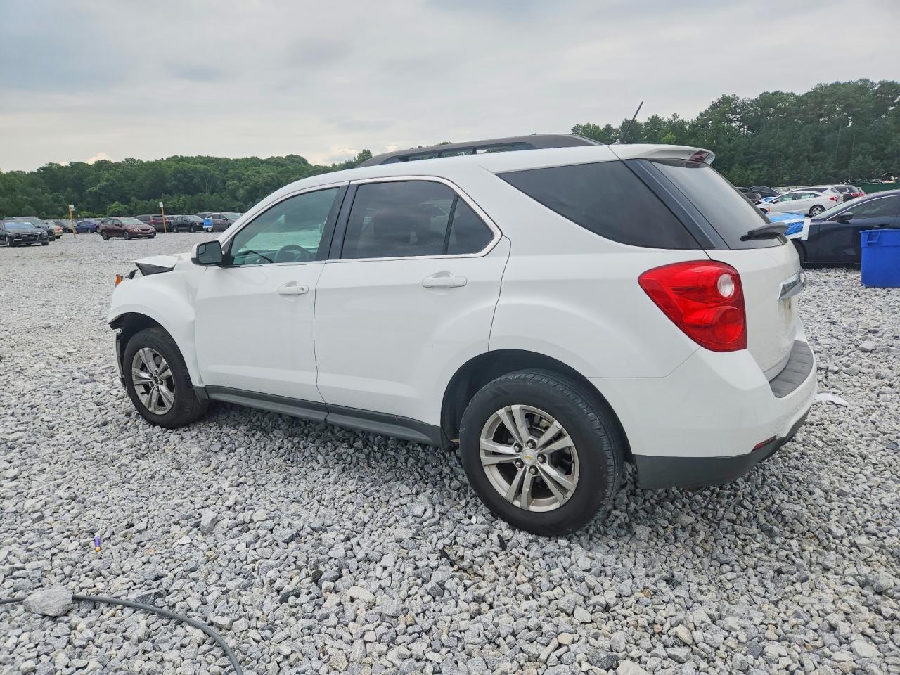 2014 Chevrolet Equinox Lt White vin: 2GNALCEK7E6333406