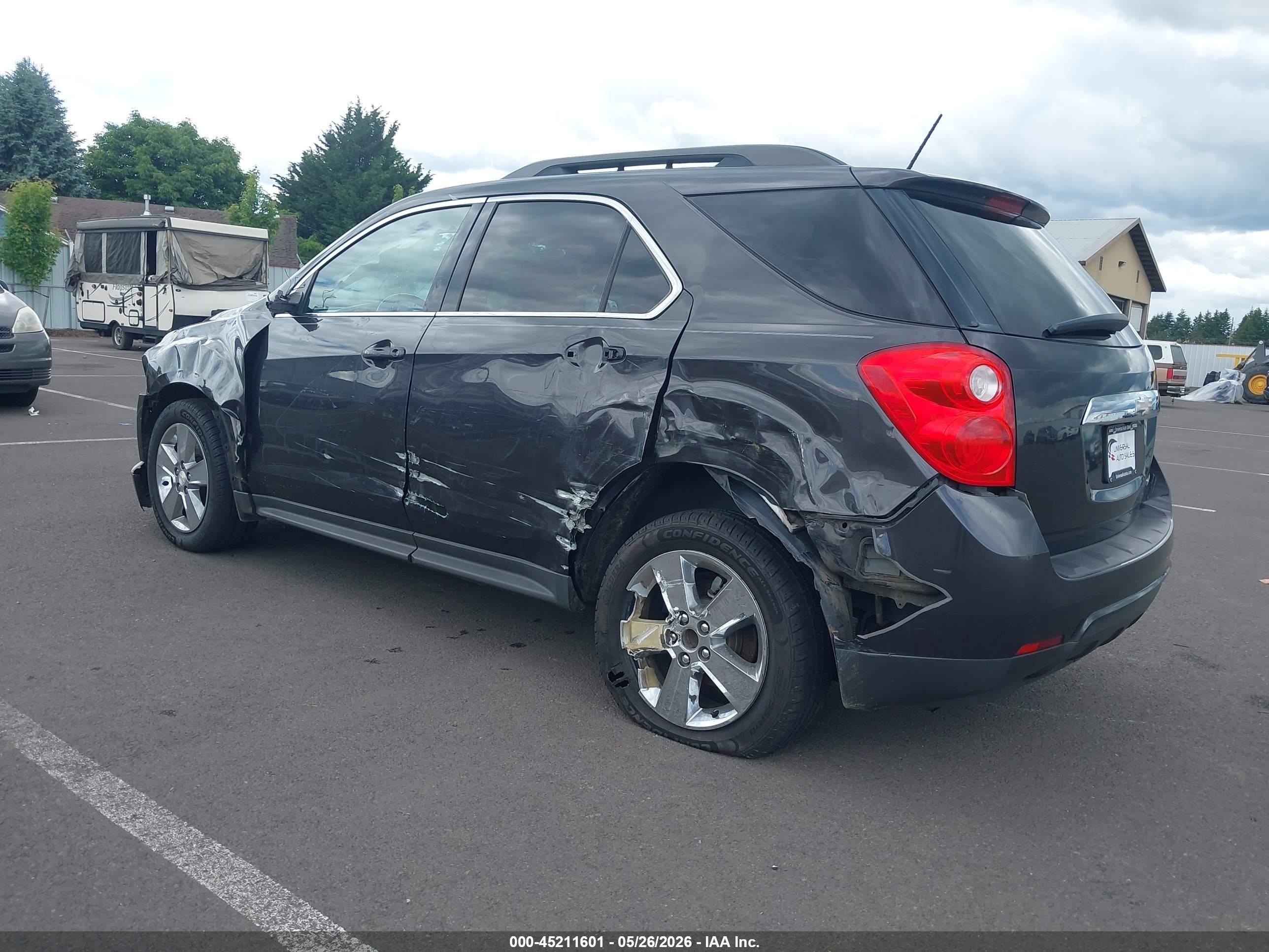 2015 Chevrolet Equinox 2lt Gray vin: 2GNALCEK7F6224249