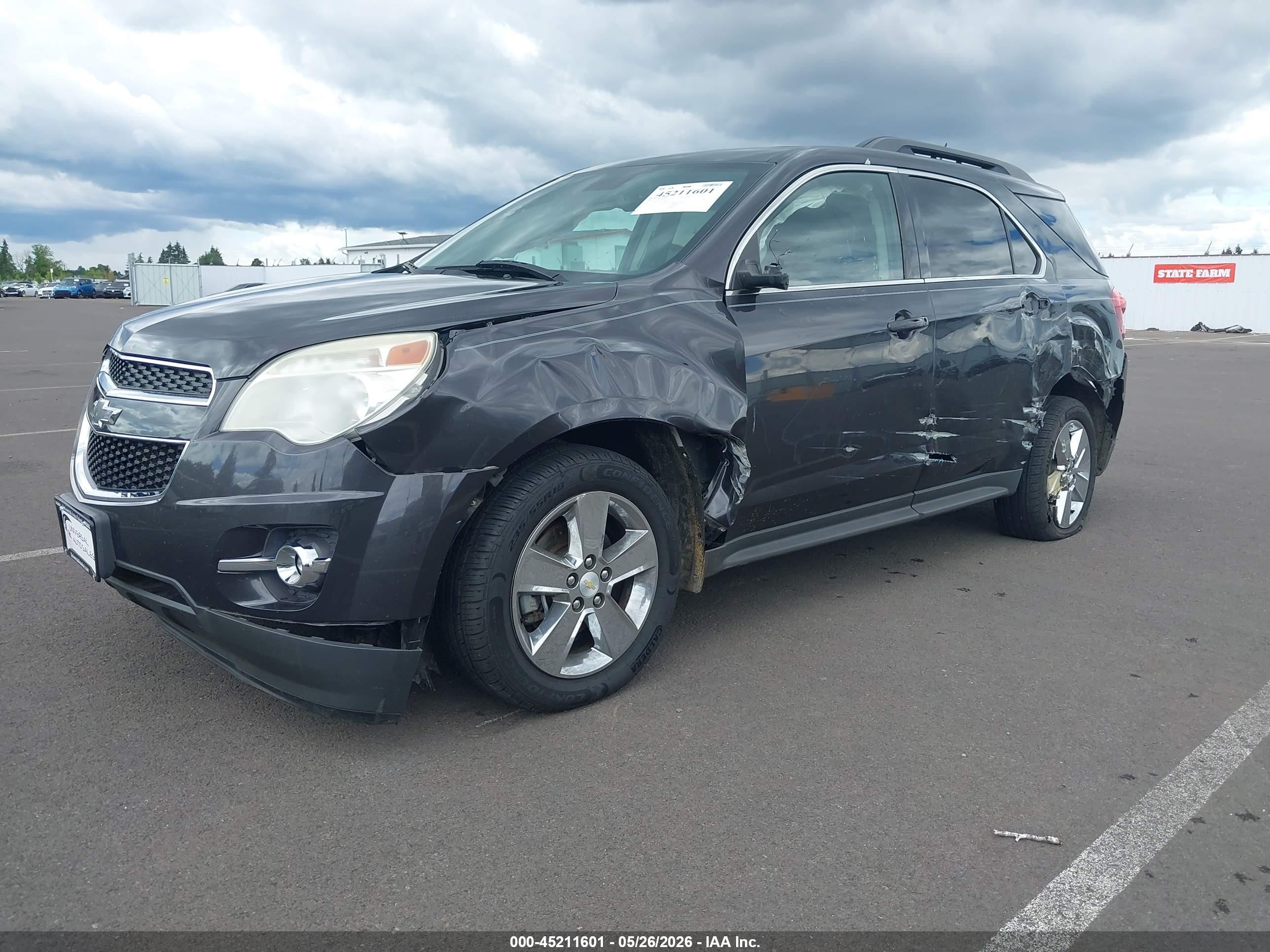 2015 Chevrolet Equinox 2lt Gray vin: 2GNALCEK7F6224249