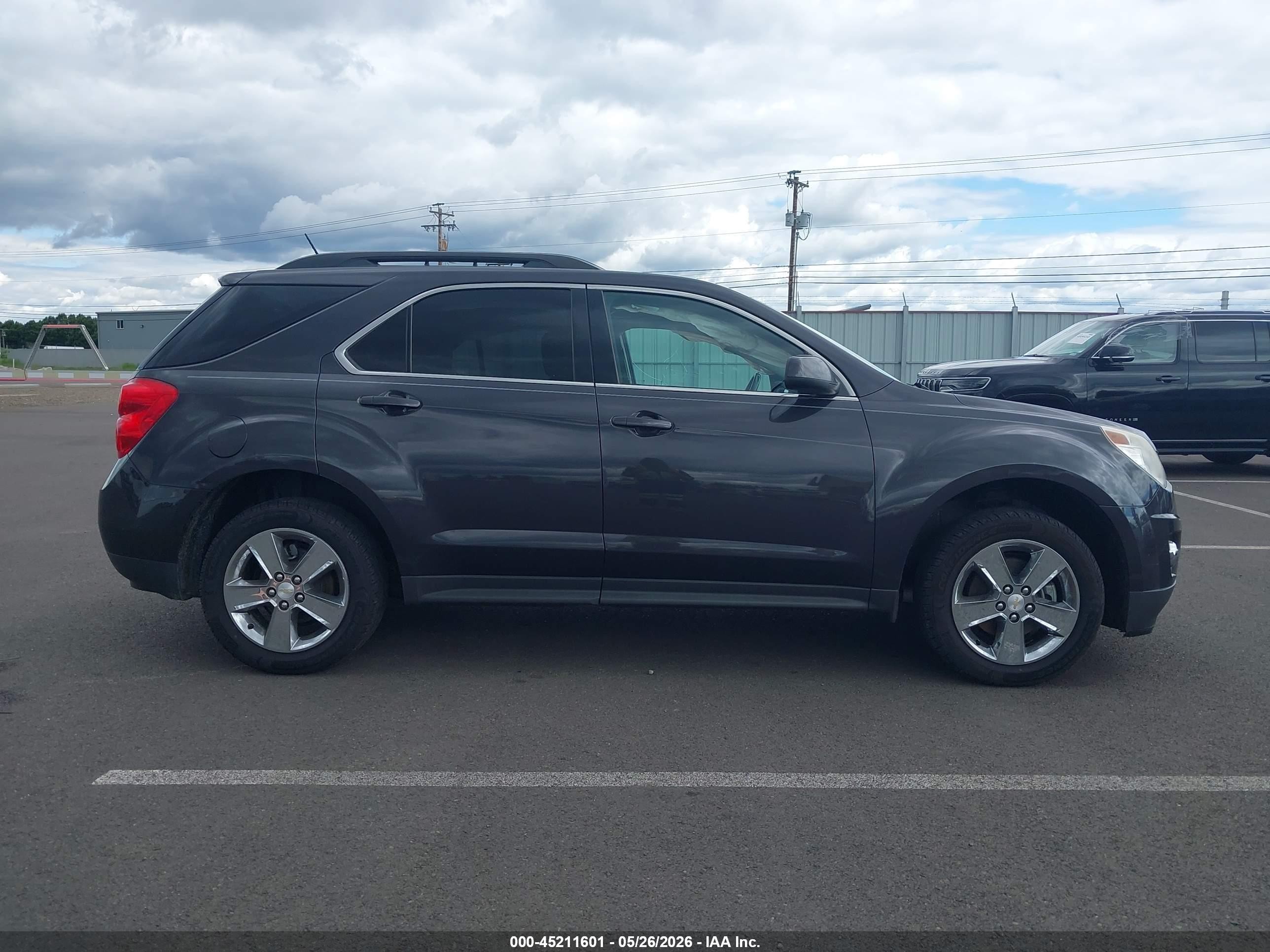 2015 Chevrolet Equinox 2lt Gray vin: 2GNALCEK7F6224249