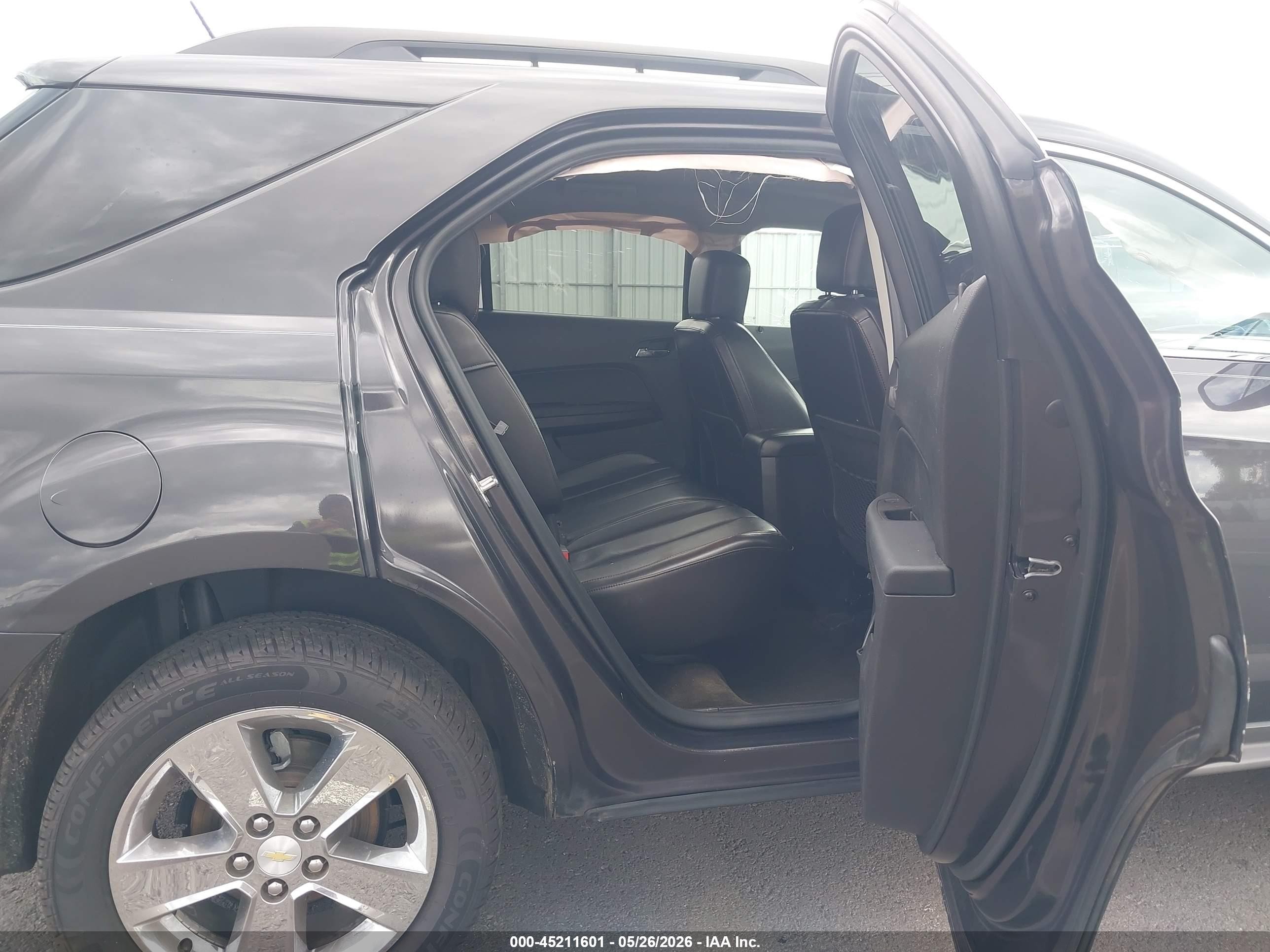 2015 Chevrolet Equinox 2lt Gray vin: 2GNALCEK7F6224249