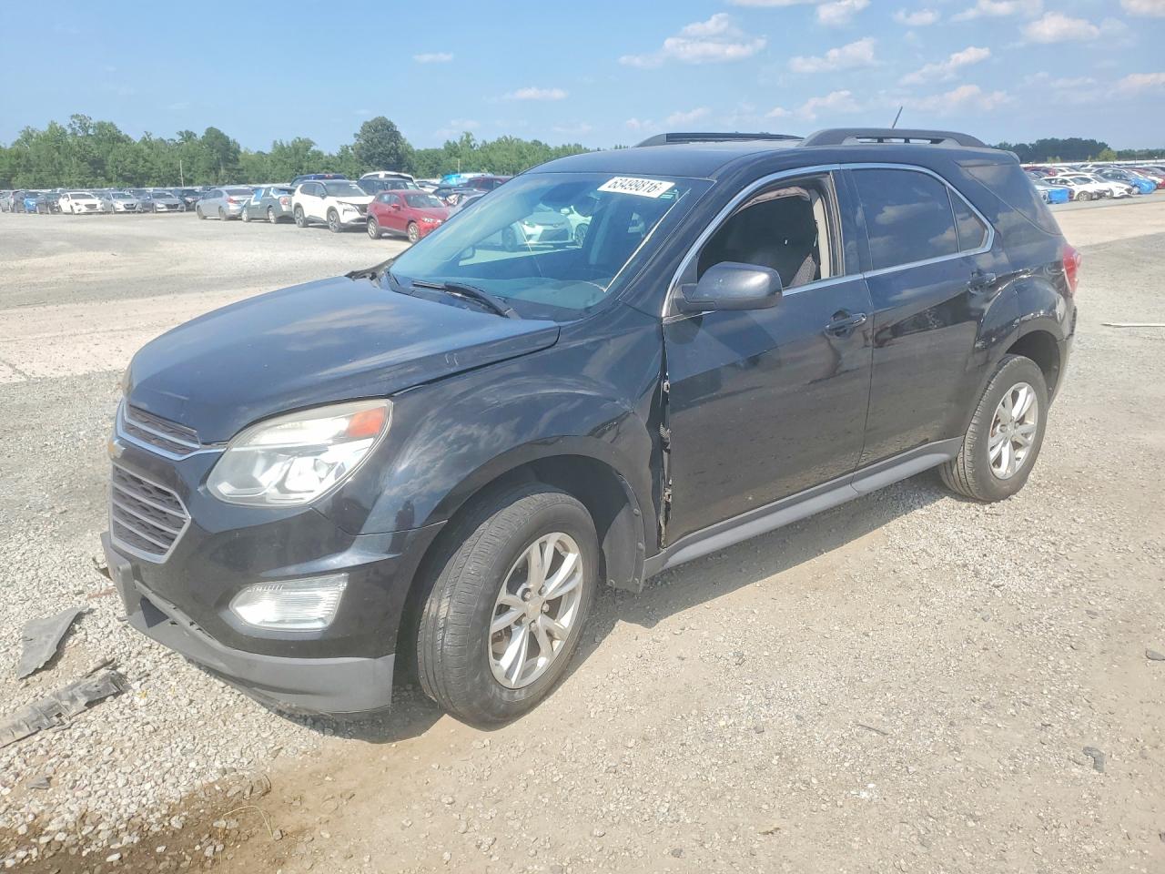 2017 Chevrolet Equinox Lt Черный vin: 2GNALCEK7H6163133