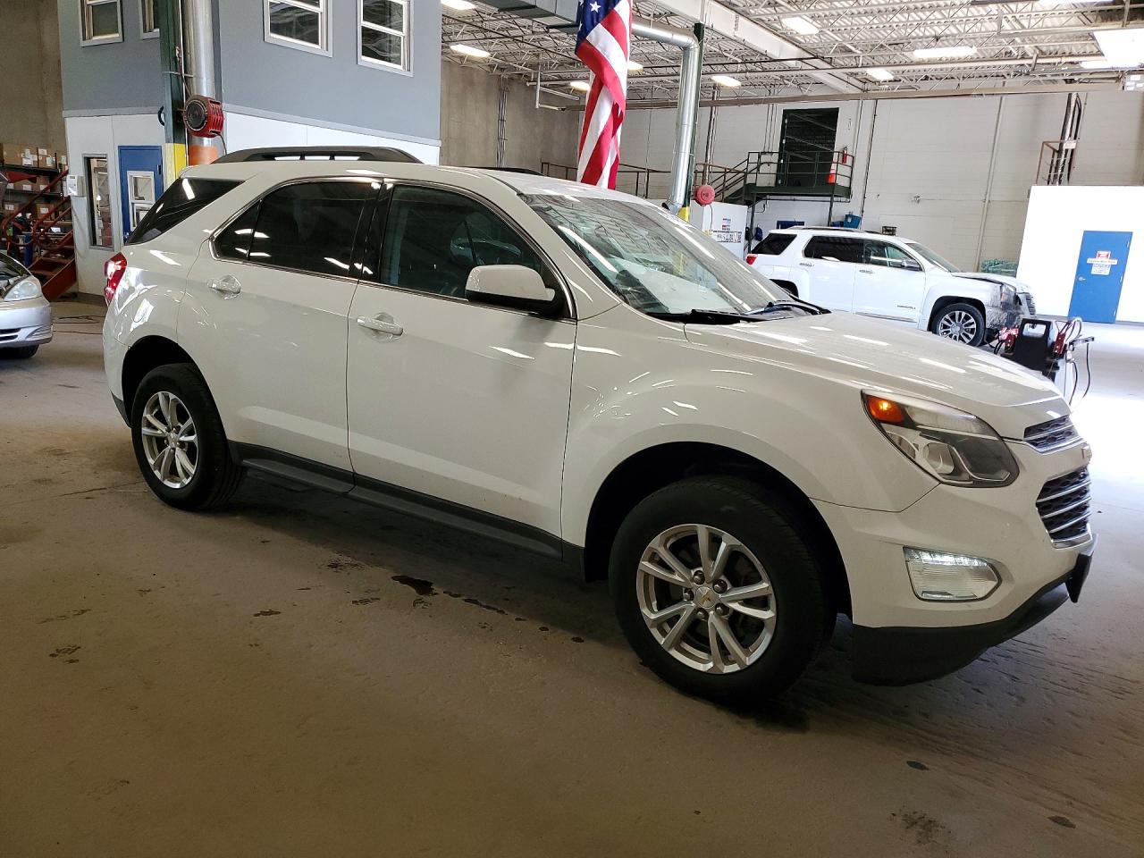 2017 Chevrolet Equinox Lt White vin: 2GNALCEK7H6189750