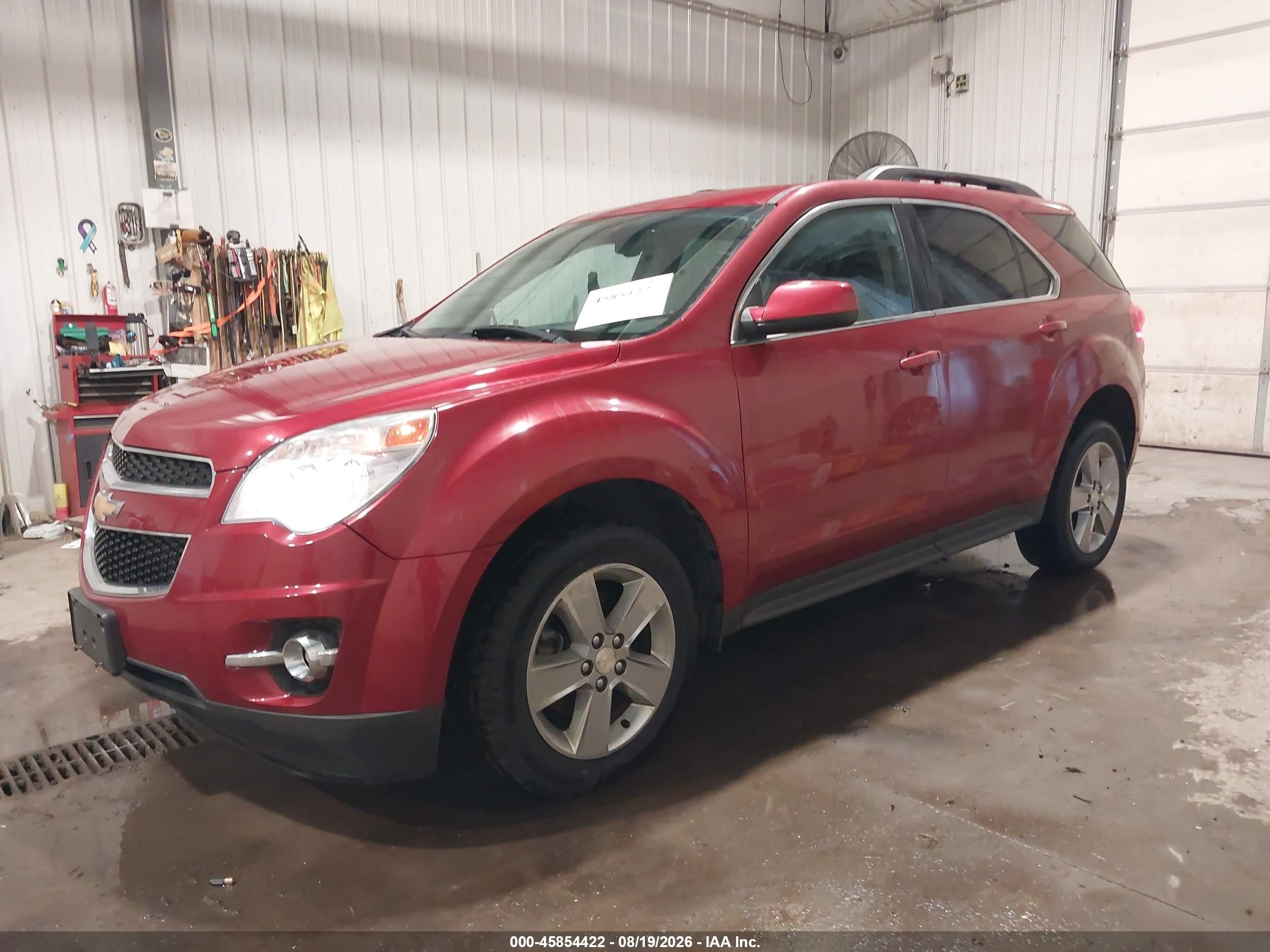 2014 Chevrolet Equinox Lt Red vin: 2GNALCEK8E6158051