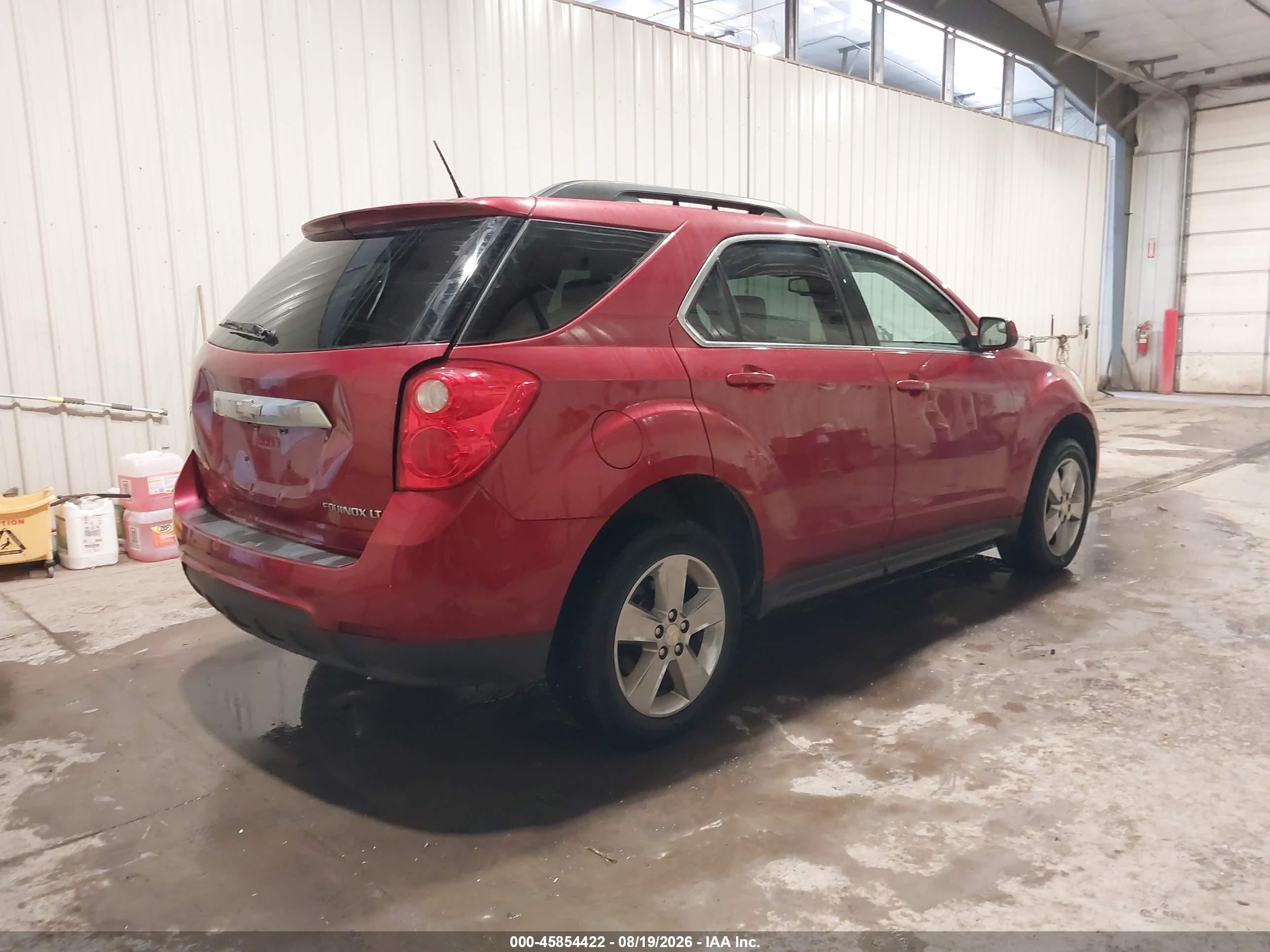 2014 Chevrolet Equinox Lt Red vin: 2GNALCEK8E6158051