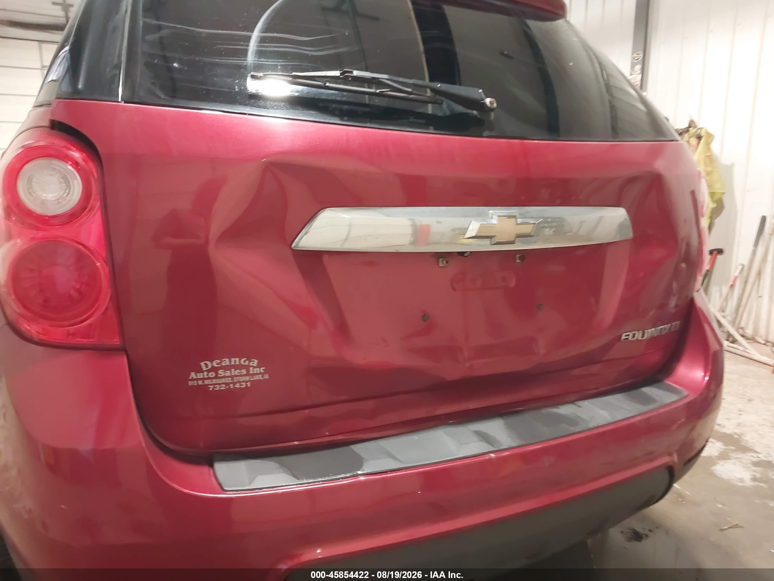 2014 Chevrolet Equinox Lt Red vin: 2GNALCEK8E6158051