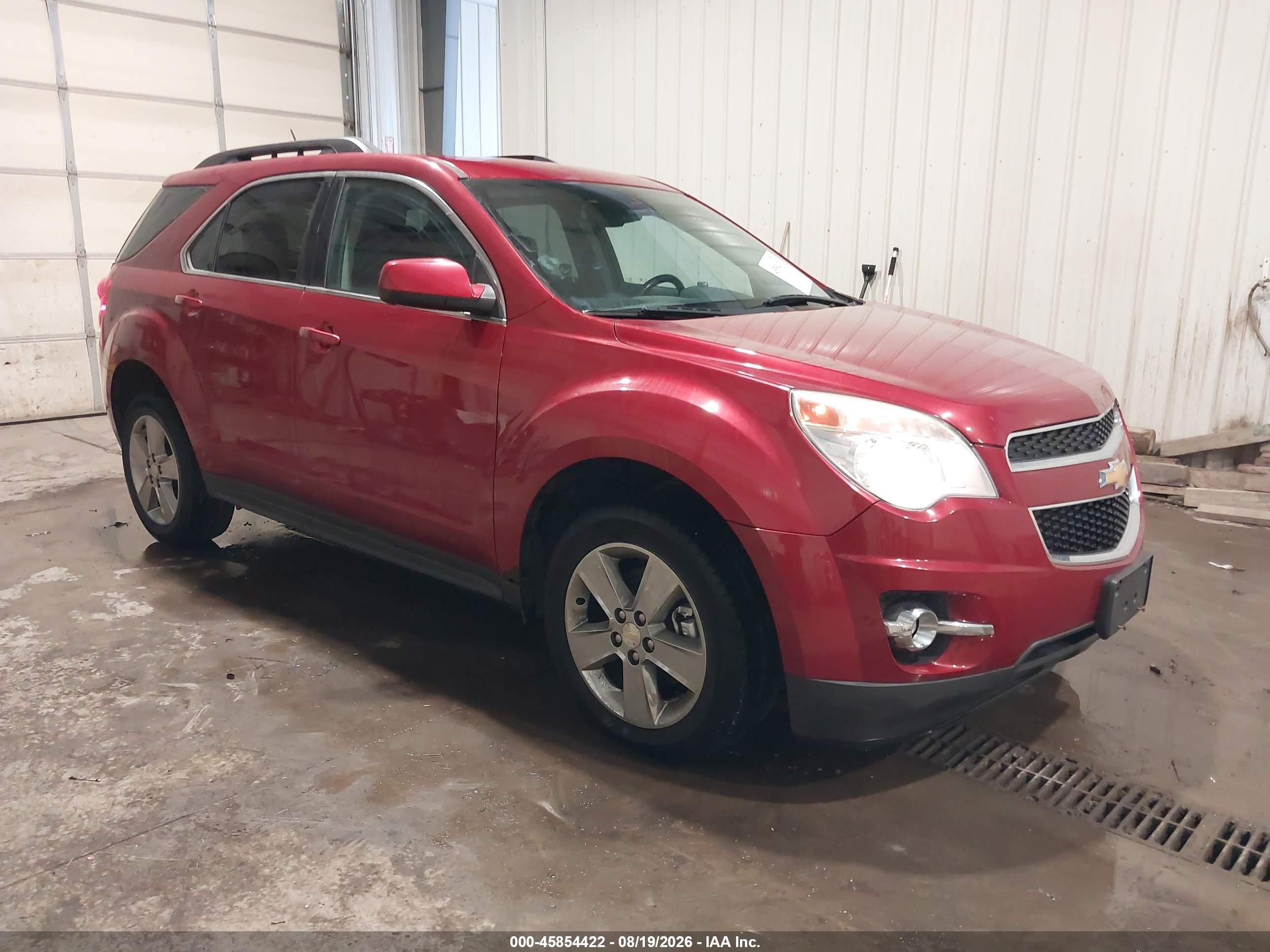 2014 Chevrolet Equinox Lt Red vin: 2GNALCEK8E6158051