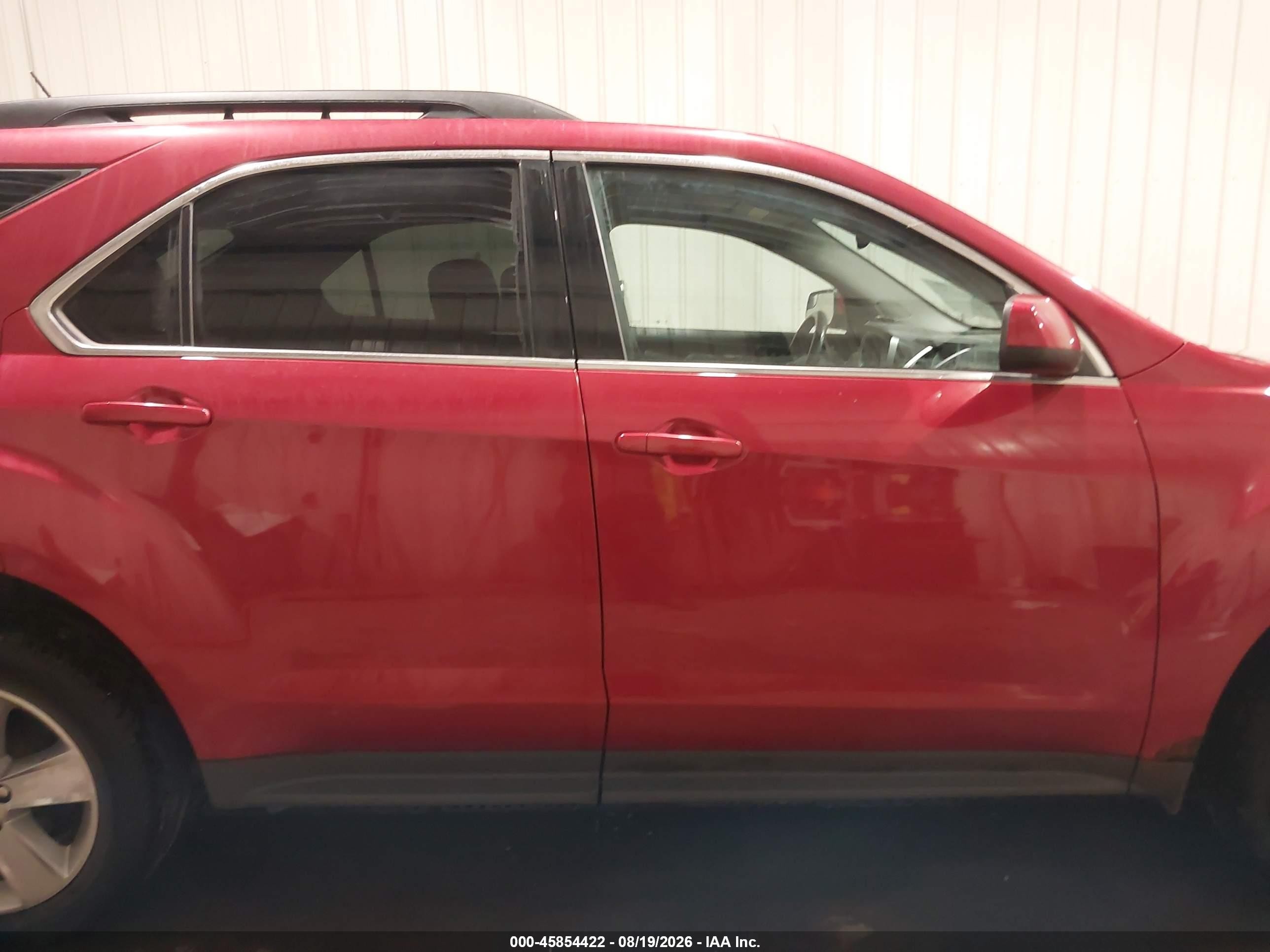 2014 Chevrolet Equinox Lt Red vin: 2GNALCEK8E6158051