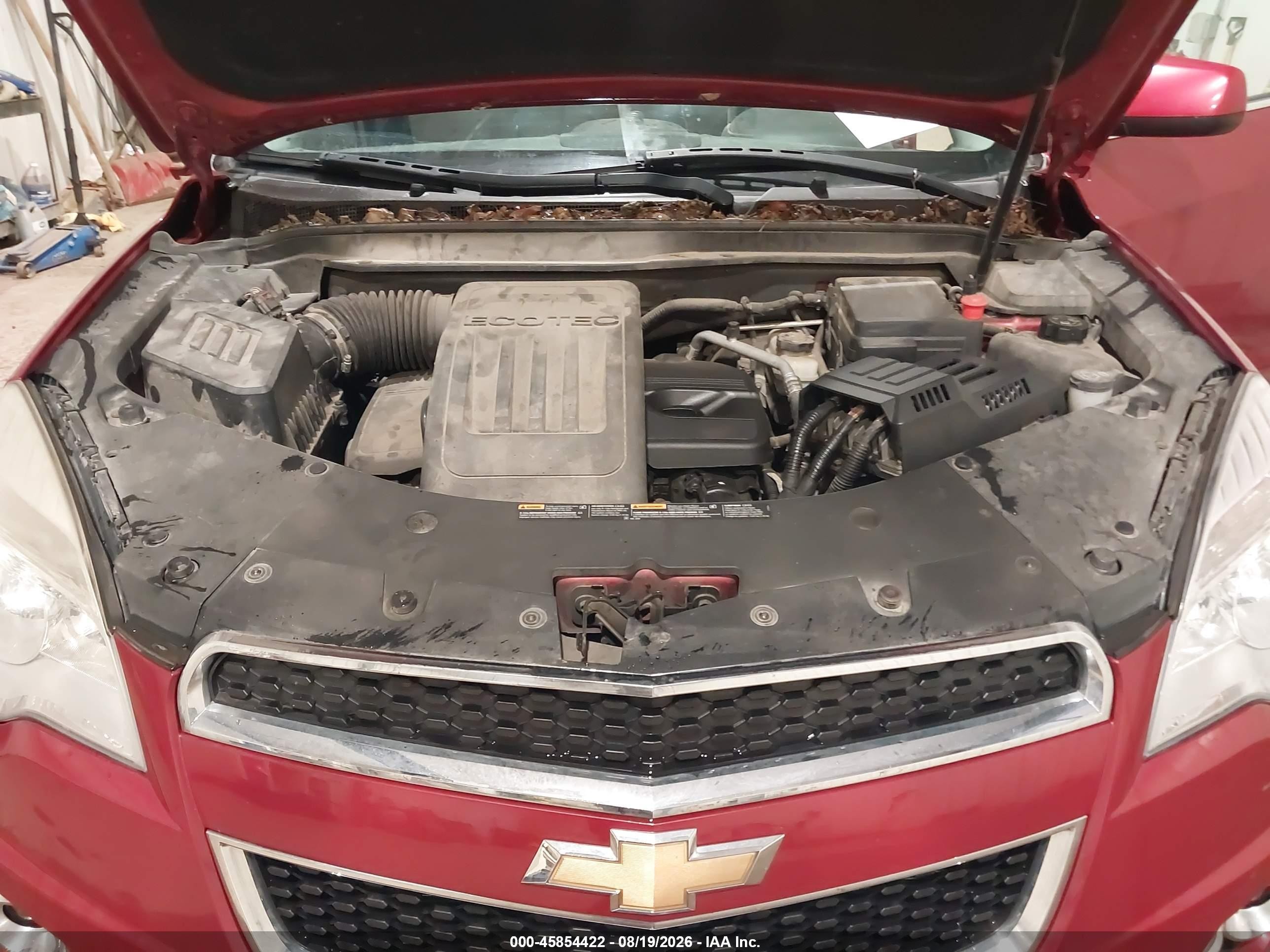 2014 Chevrolet Equinox Lt Red vin: 2GNALCEK8E6158051