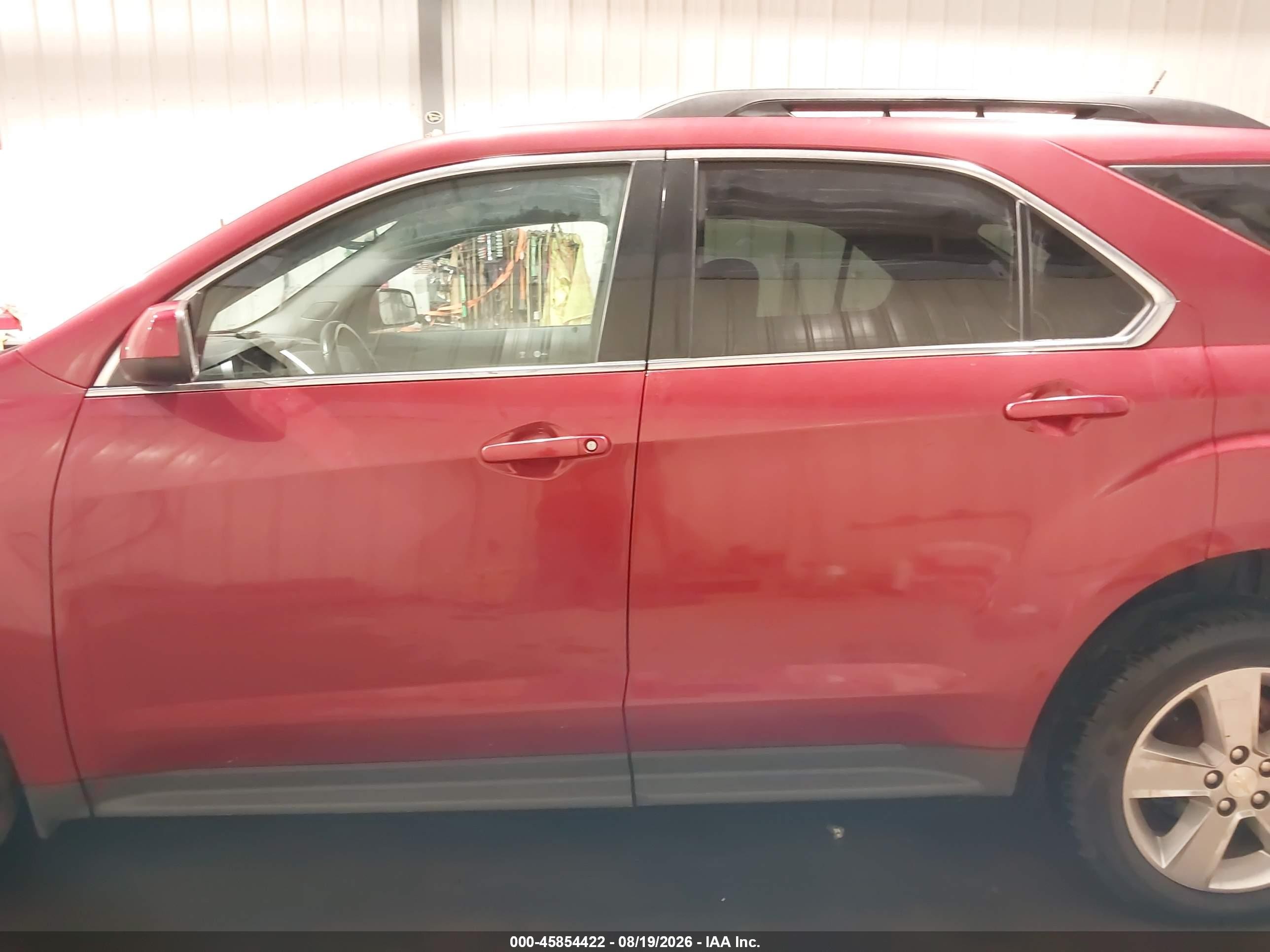 2014 Chevrolet Equinox Lt Red vin: 2GNALCEK8E6158051