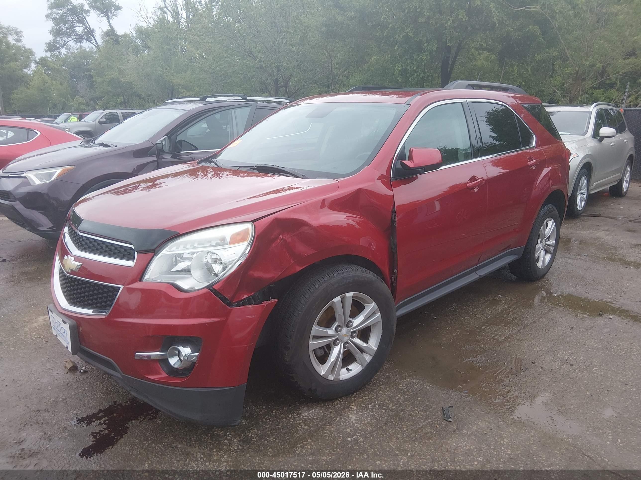 2015 Chevrolet Equinox 2lt Красный vin: 2GNALCEK8F1162745