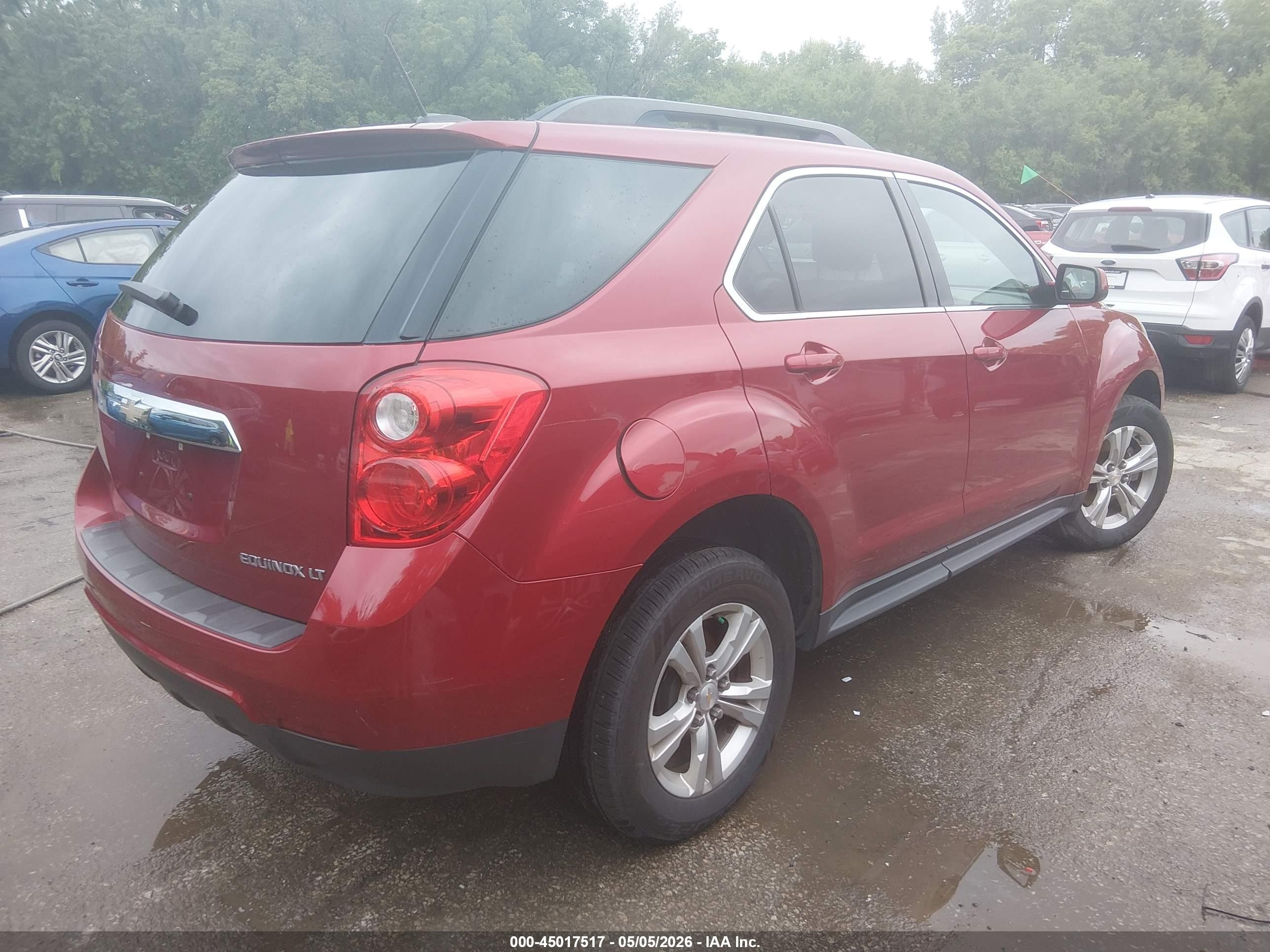 2015 Chevrolet Equinox 2lt Красный vin: 2GNALCEK8F1162745