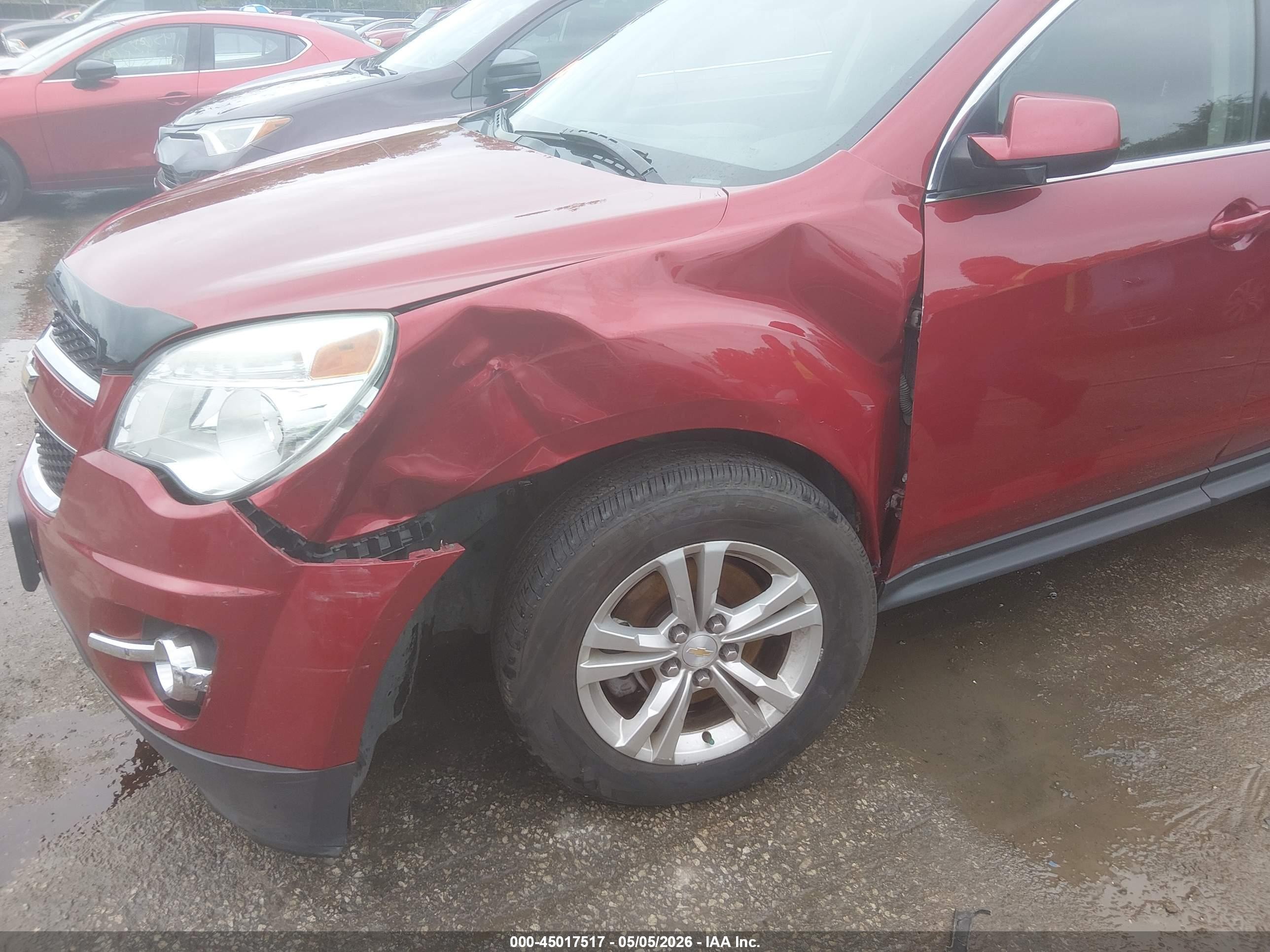 2015 Chevrolet Equinox 2lt Красный vin: 2GNALCEK8F1162745