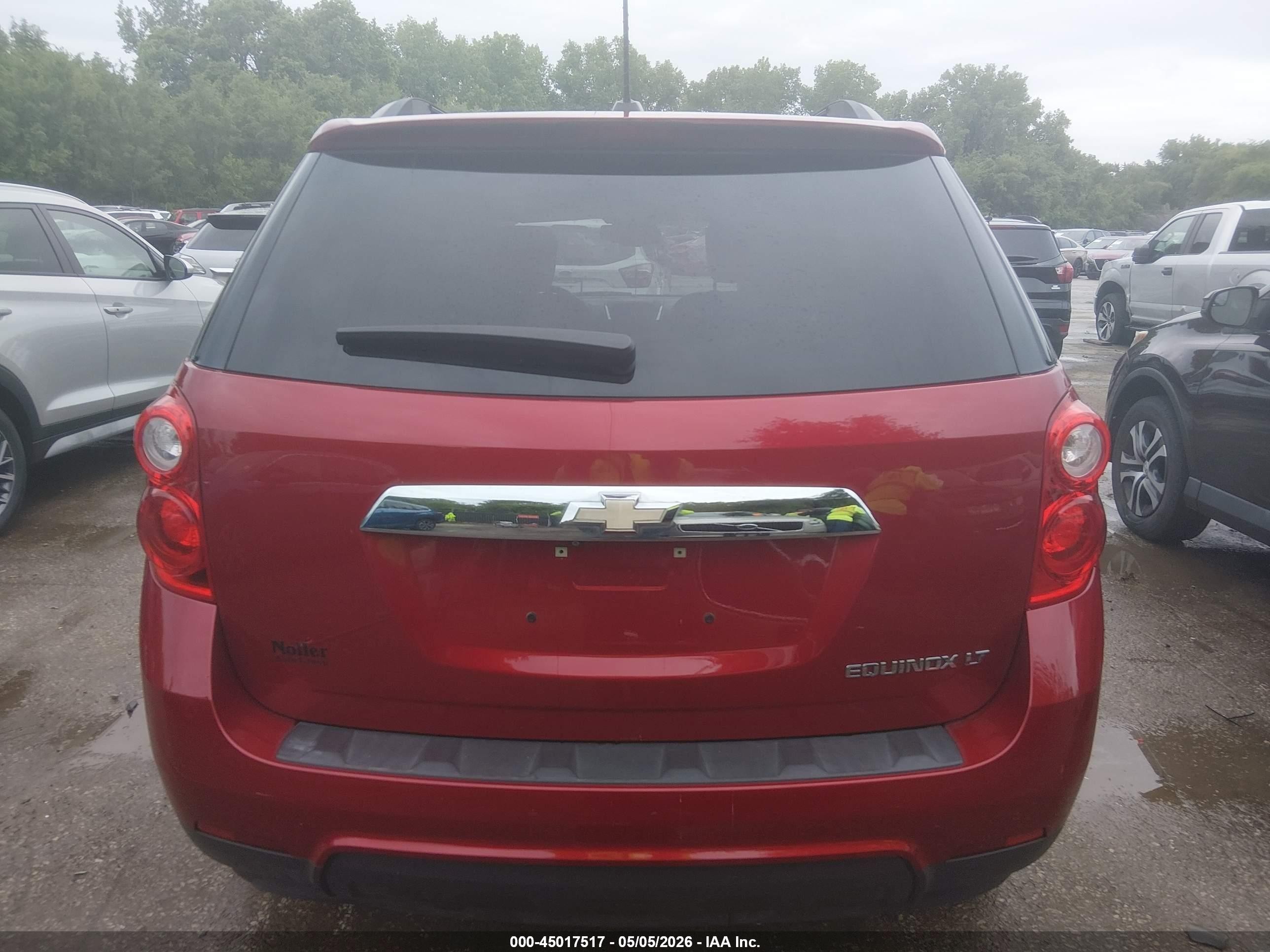 2015 Chevrolet Equinox 2lt Красный vin: 2GNALCEK8F1162745