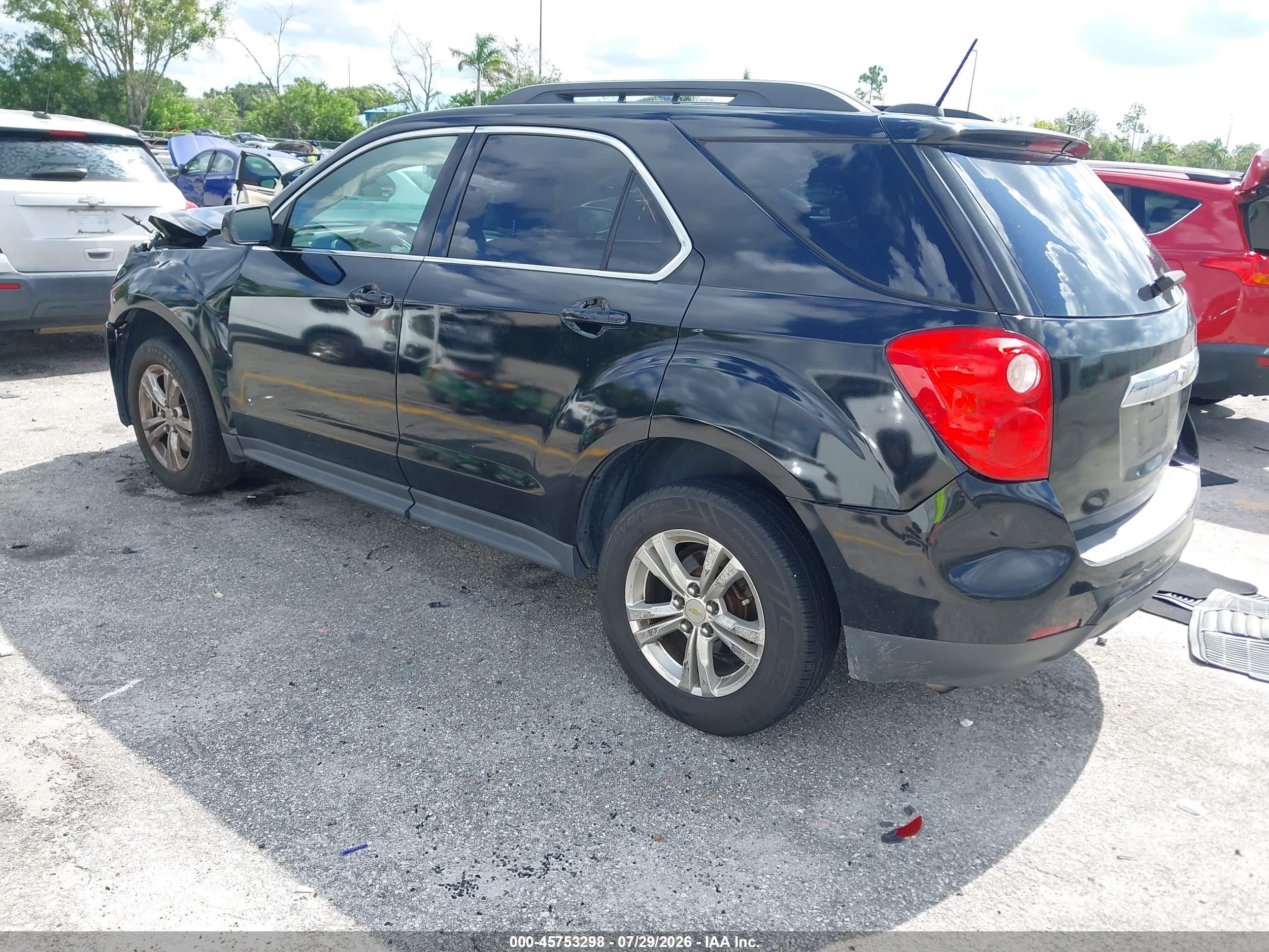 2015 Chevrolet Equinox Lt Black vin: 2GNALCEK8F6221277