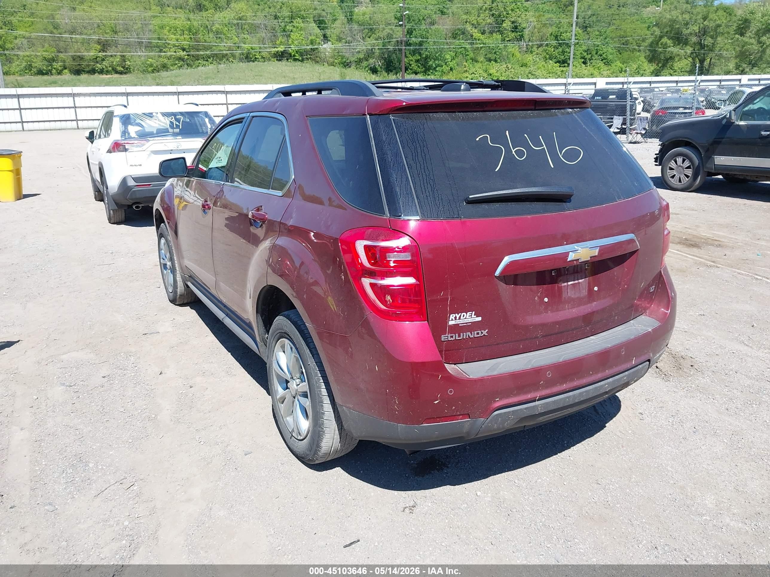 2017 Chevrolet Equinox Lt Red vin: 2GNALCEK8H1533941