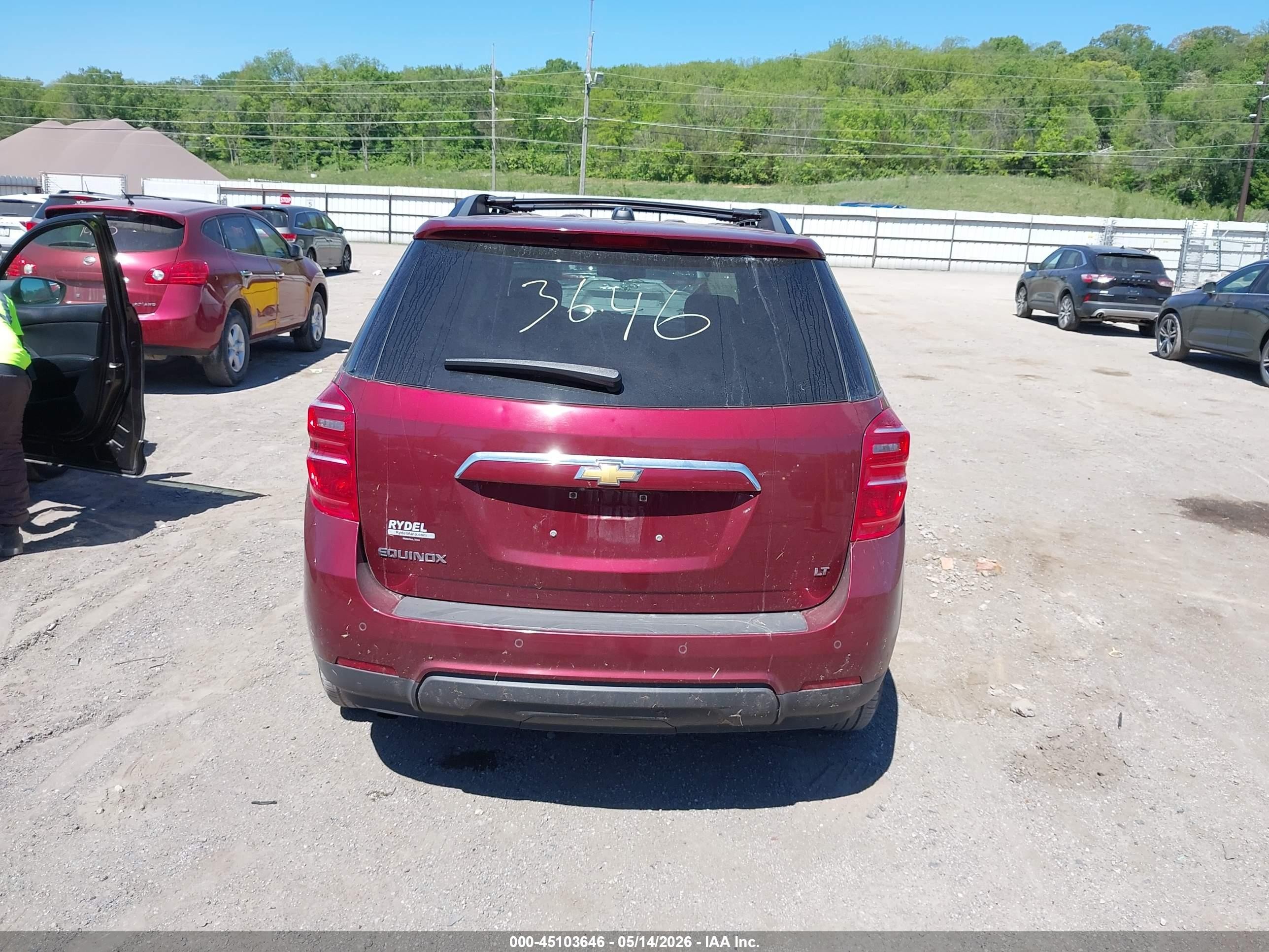 2017 Chevrolet Equinox Lt Red vin: 2GNALCEK8H1533941