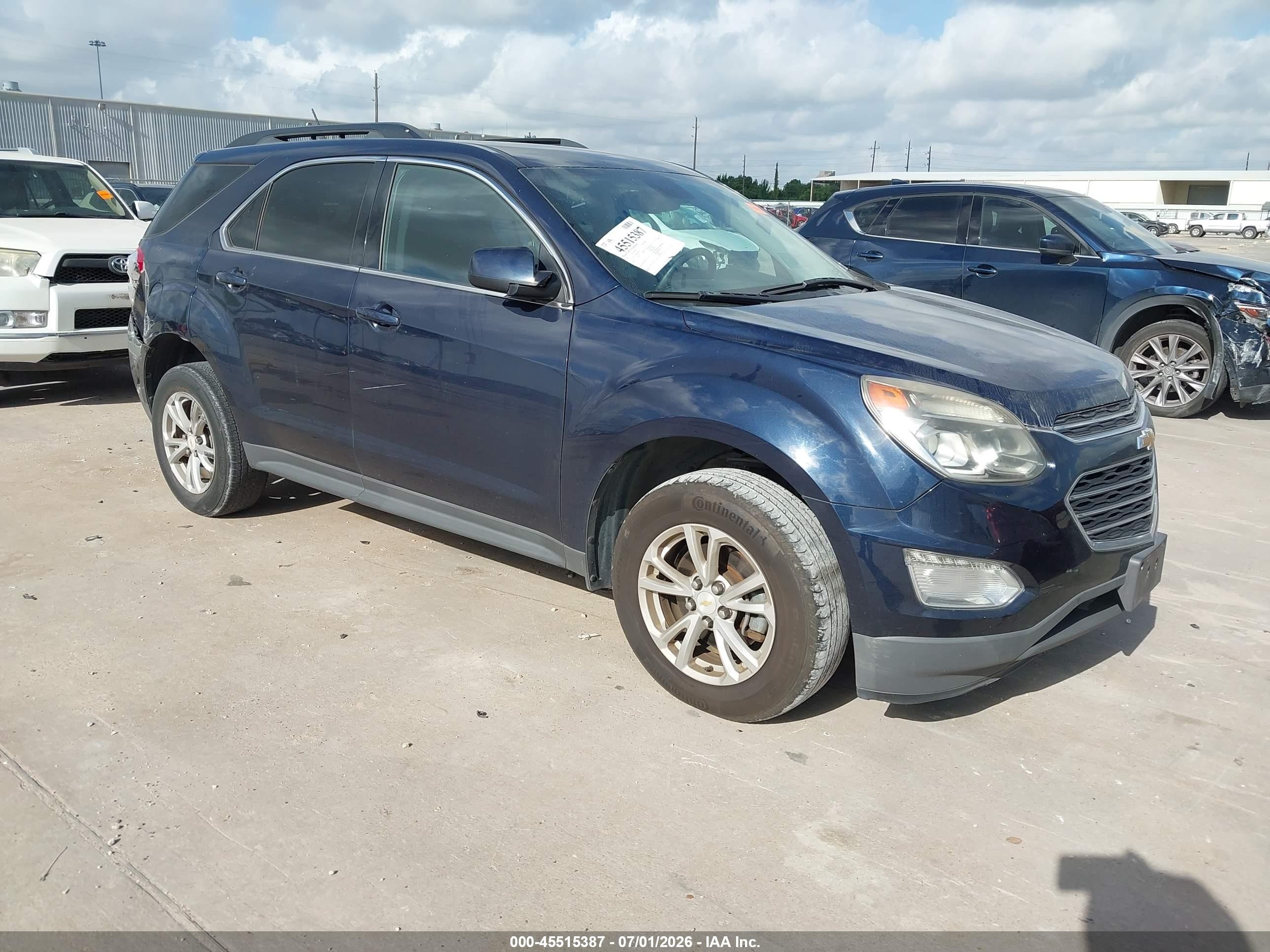 2017 Chevrolet Equinox Lt Синий vin: 2GNALCEK8H6153288