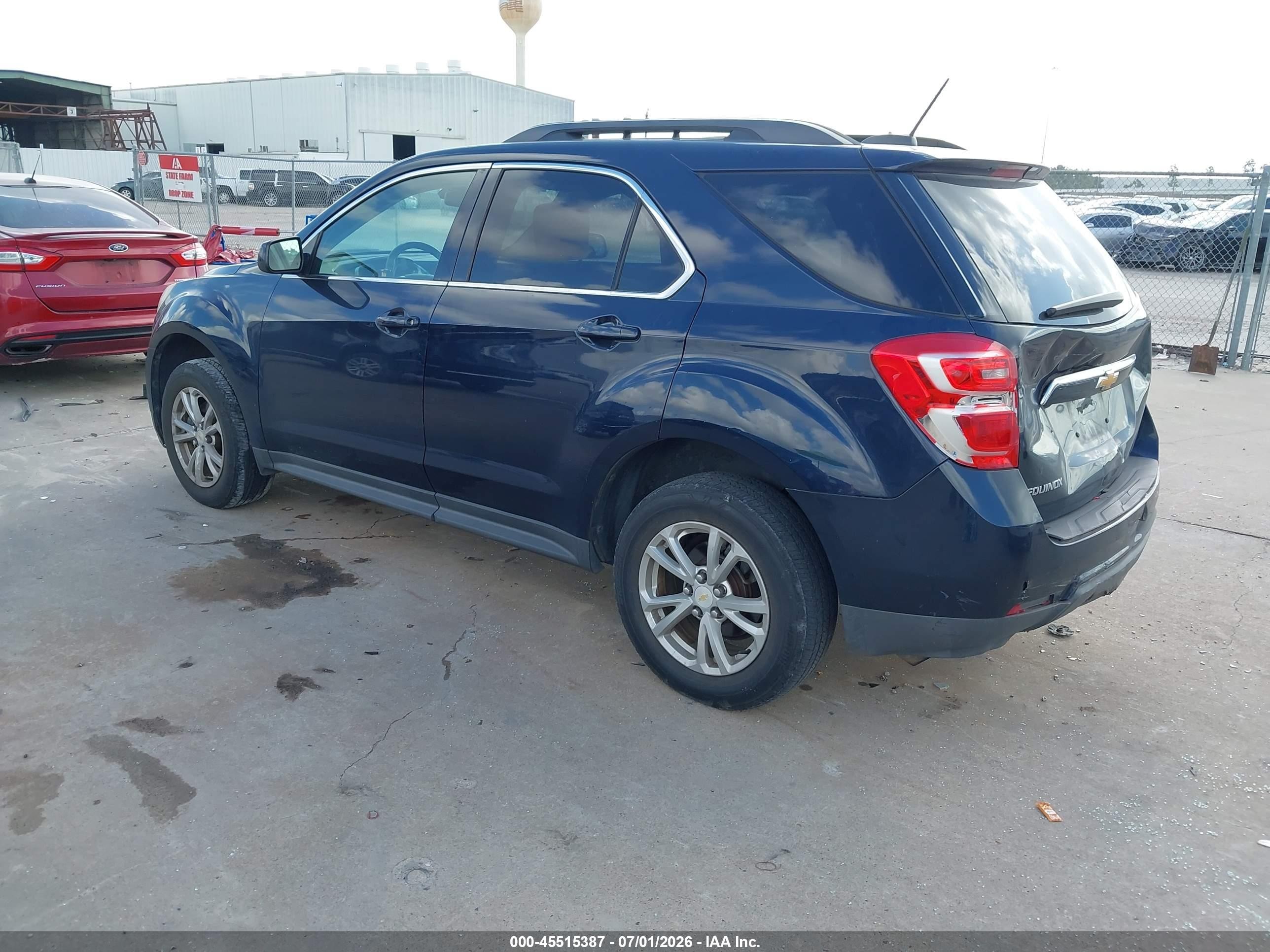 2017 Chevrolet Equinox Lt Синий vin: 2GNALCEK8H6153288