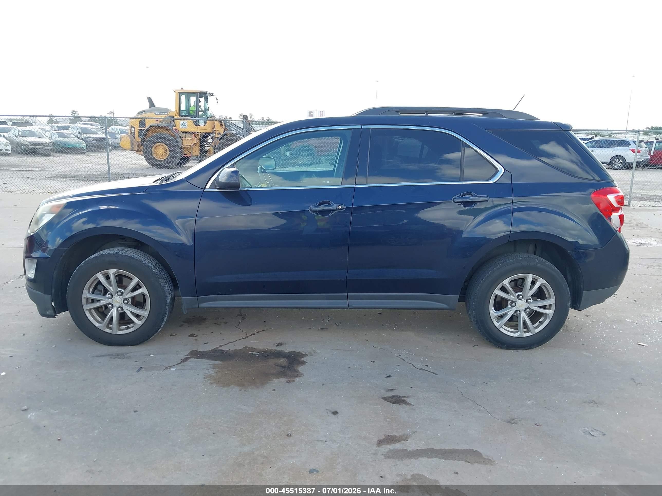 2017 Chevrolet Equinox Lt Синий vin: 2GNALCEK8H6153288