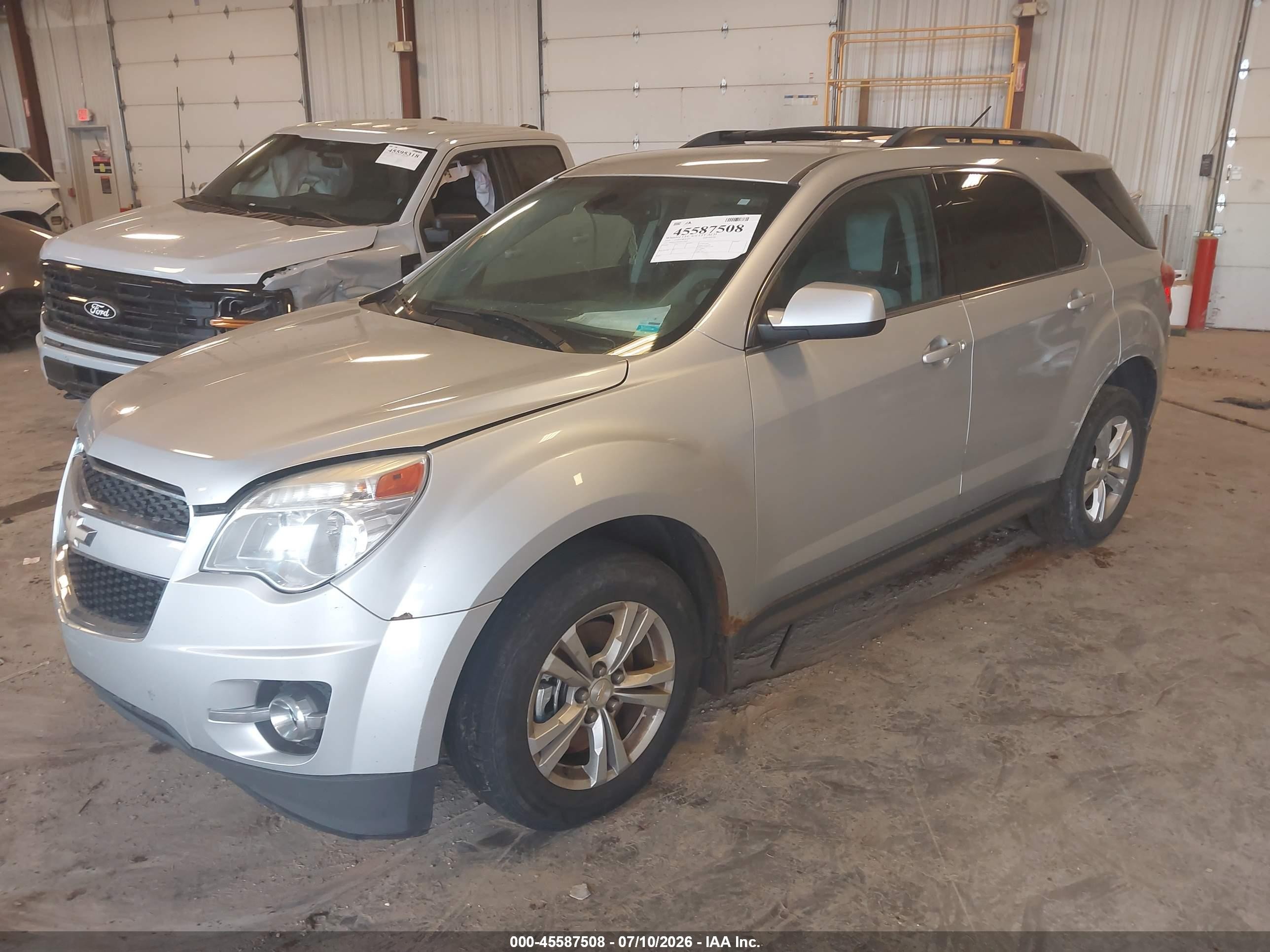 2014 Chevrolet Equinox Lt Silver vin: 2GNALCEK9E6125849
