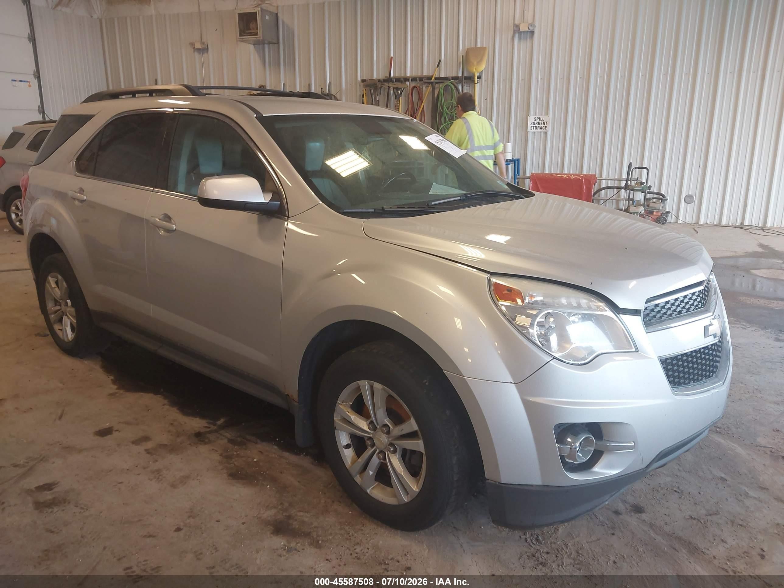2014 Chevrolet Equinox Lt Silver vin: 2GNALCEK9E6125849