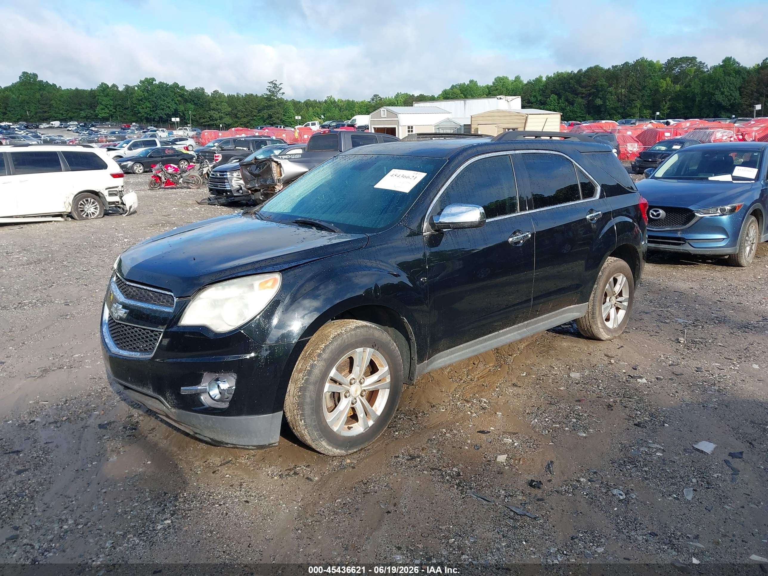 2014 Chevrolet Equinox 2lt Black vin: 2GNALCEK9E6130128
