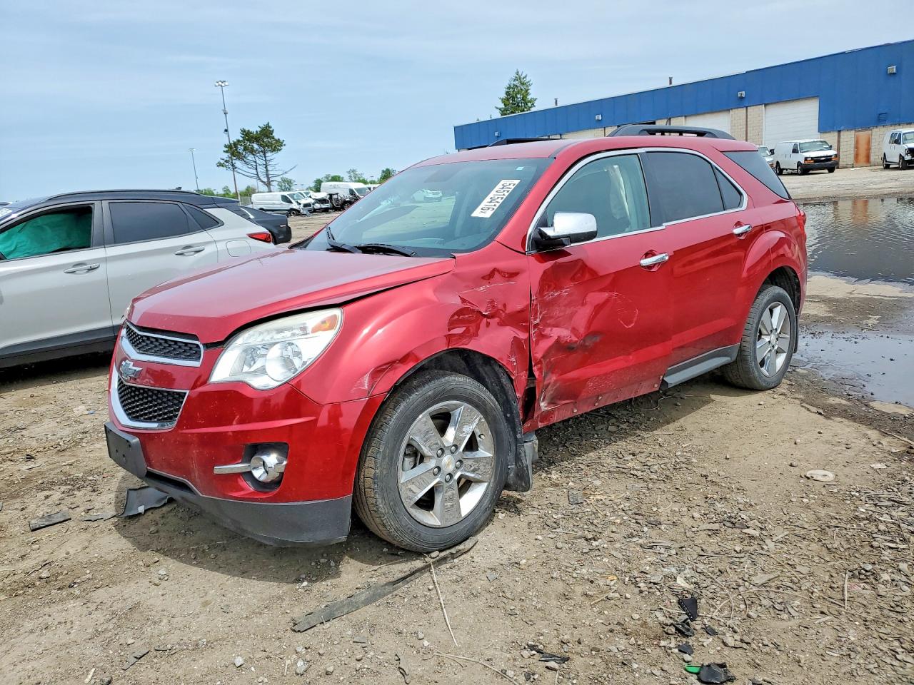2014 Chevrolet Equinox Lt Red vin: 2GNALCEK9E6203482
