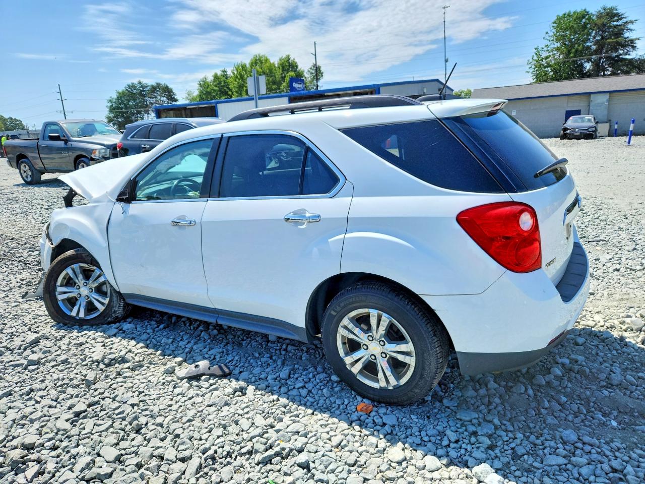 2015 Chevrolet Equinox Lt White vin: 2GNALCEK9F6271878