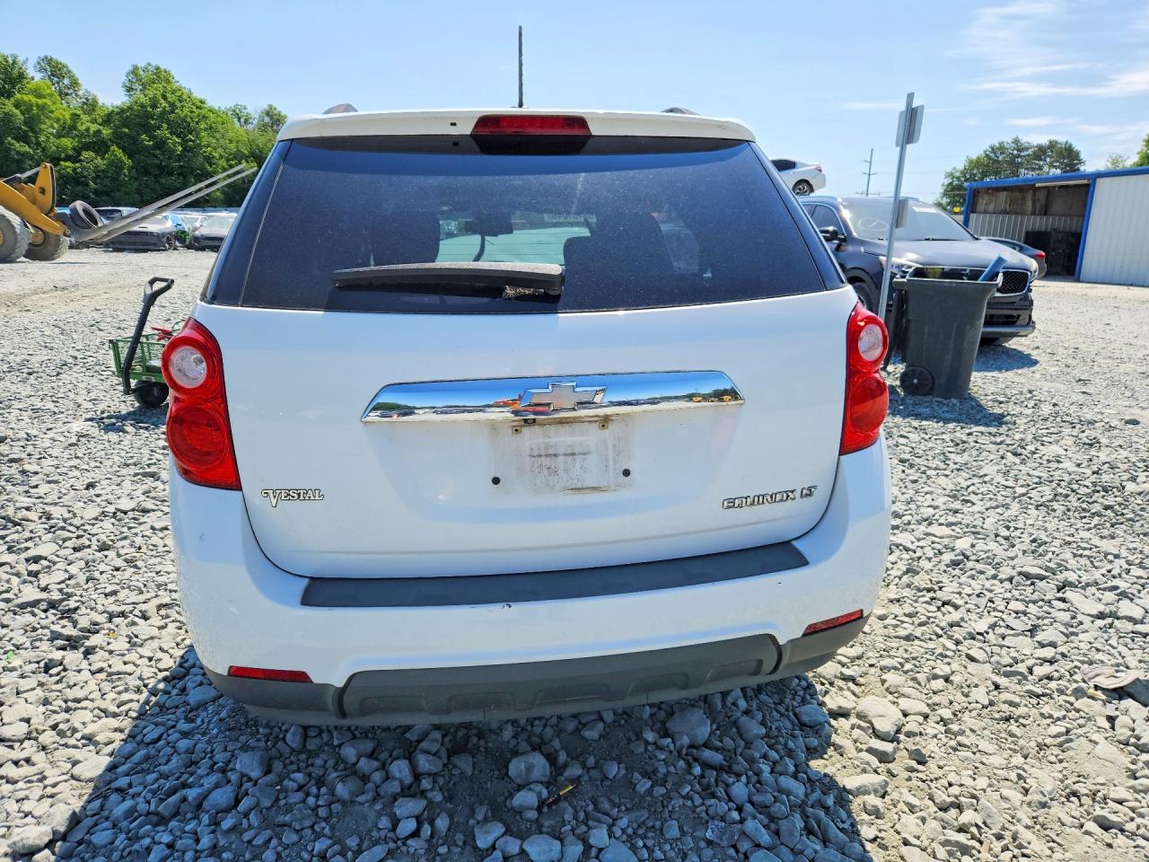 2015 Chevrolet Equinox Lt White vin: 2GNALCEK9F6271878