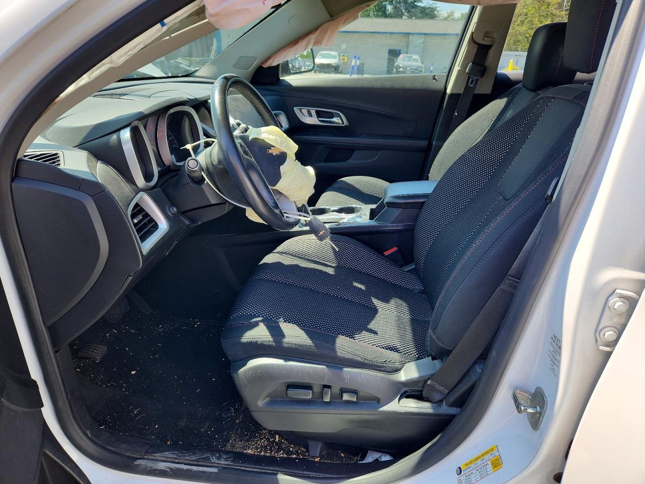 2015 Chevrolet Equinox Lt White vin: 2GNALCEK9F6271878