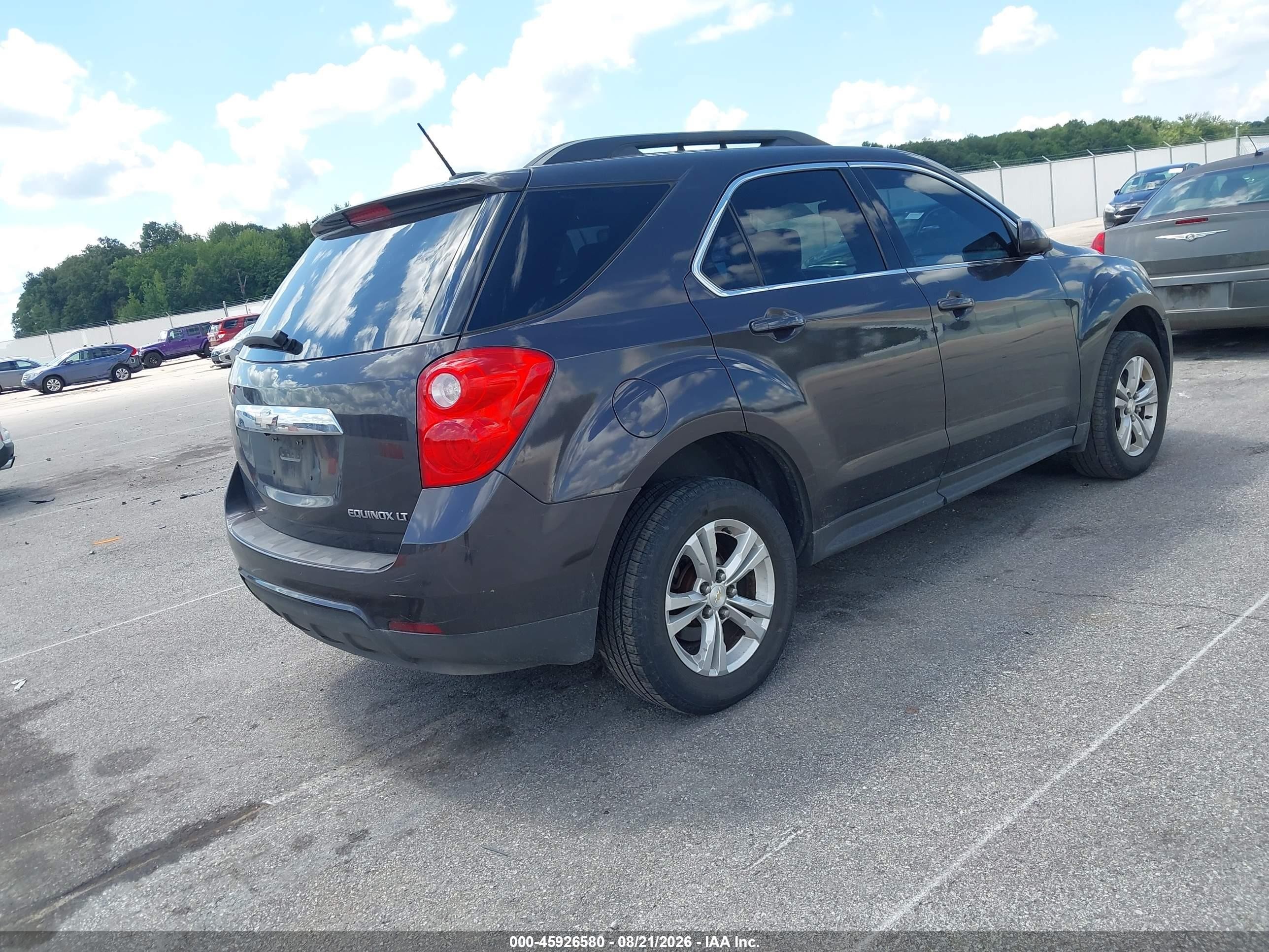 2015 Chevrolet Equinox 2lt Gray vin: 2GNALCEK9F6275803