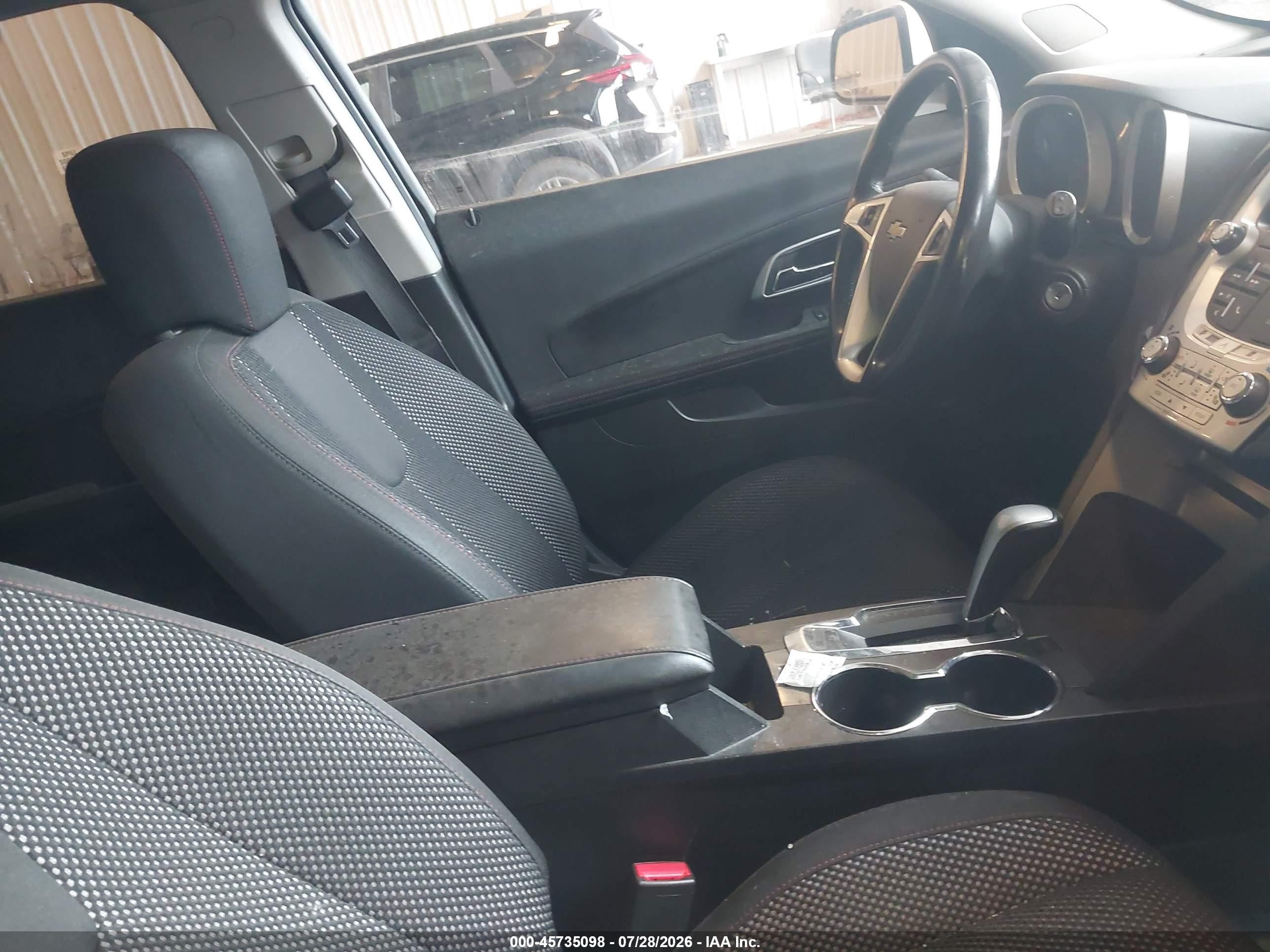 2015 Chevrolet Equinox Lt White vin: 2GNALCEK9F6379918