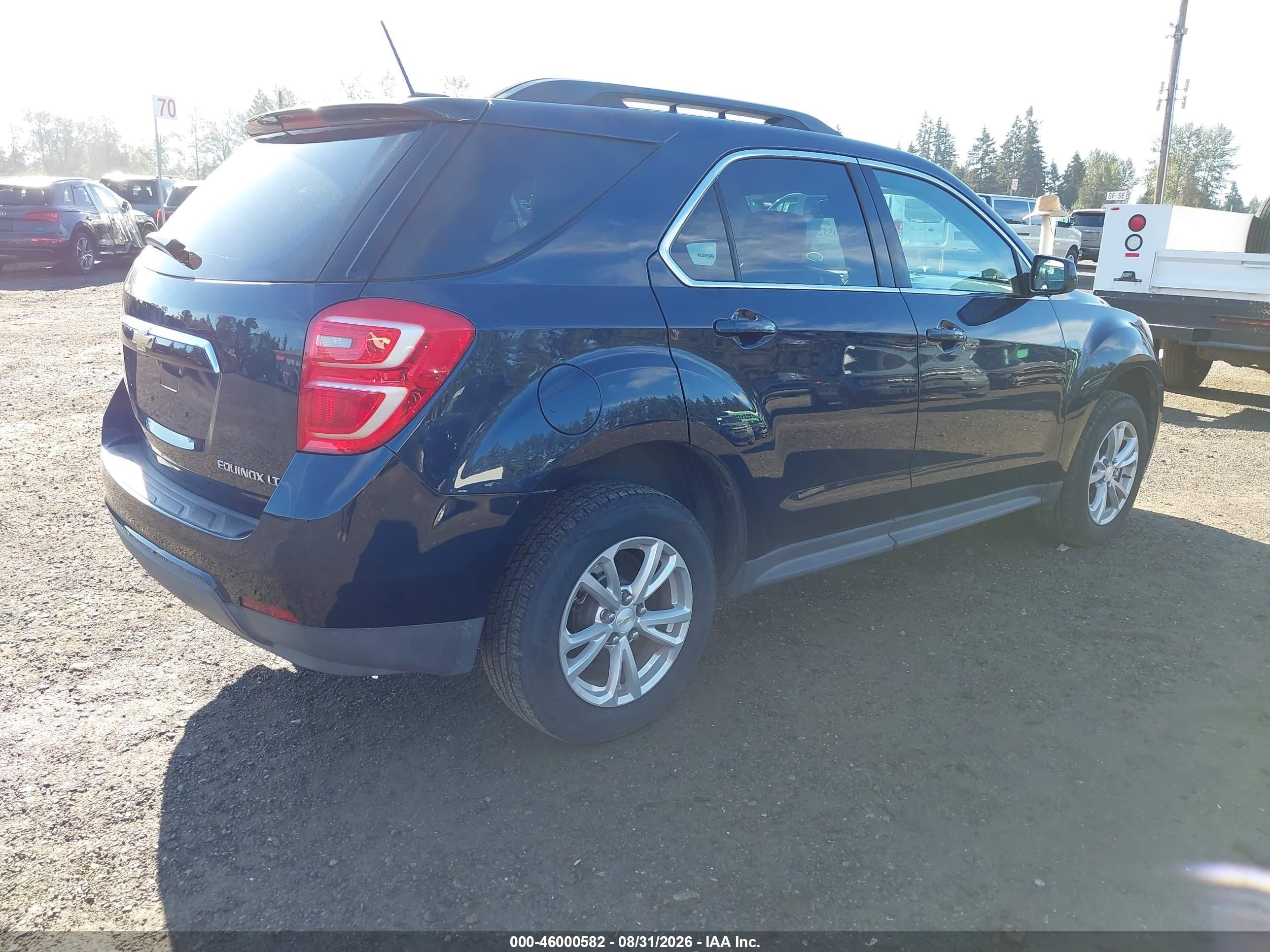 2016 Chevrolet Equinox Lt Синий vin: 2GNALCEK9G1162139