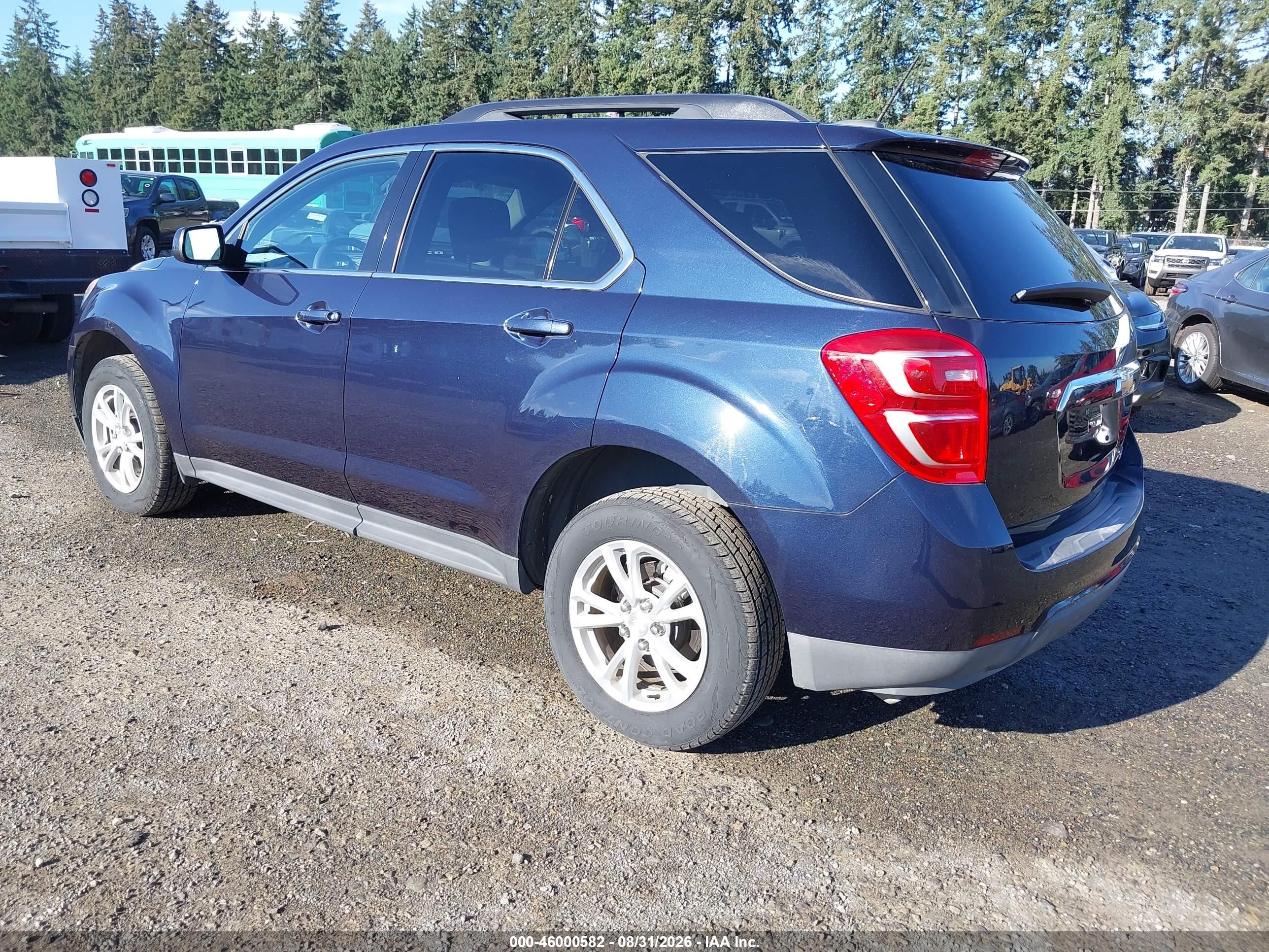 2016 Chevrolet Equinox Lt Синий vin: 2GNALCEK9G1162139