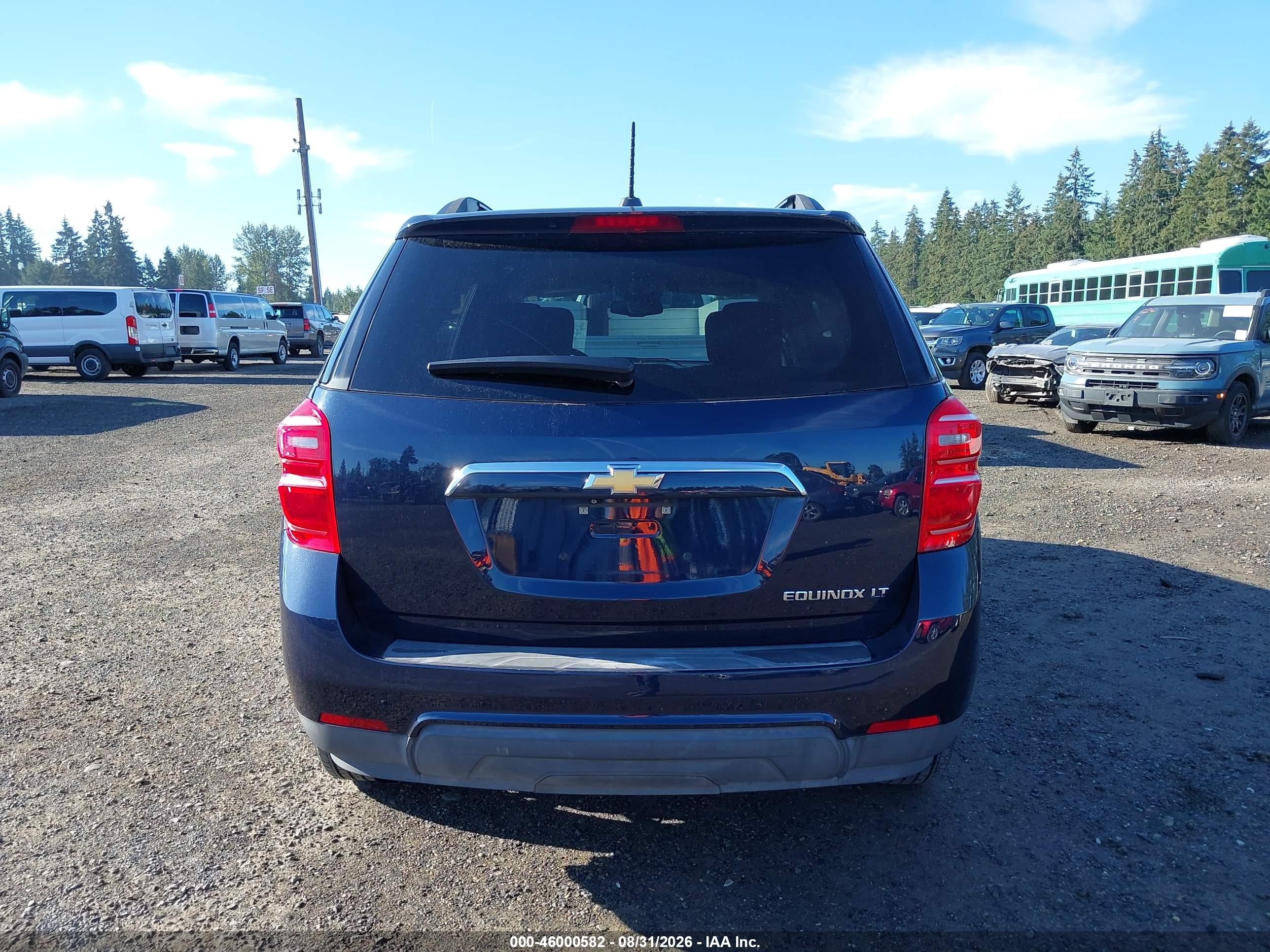 2016 Chevrolet Equinox Lt Синий vin: 2GNALCEK9G1162139