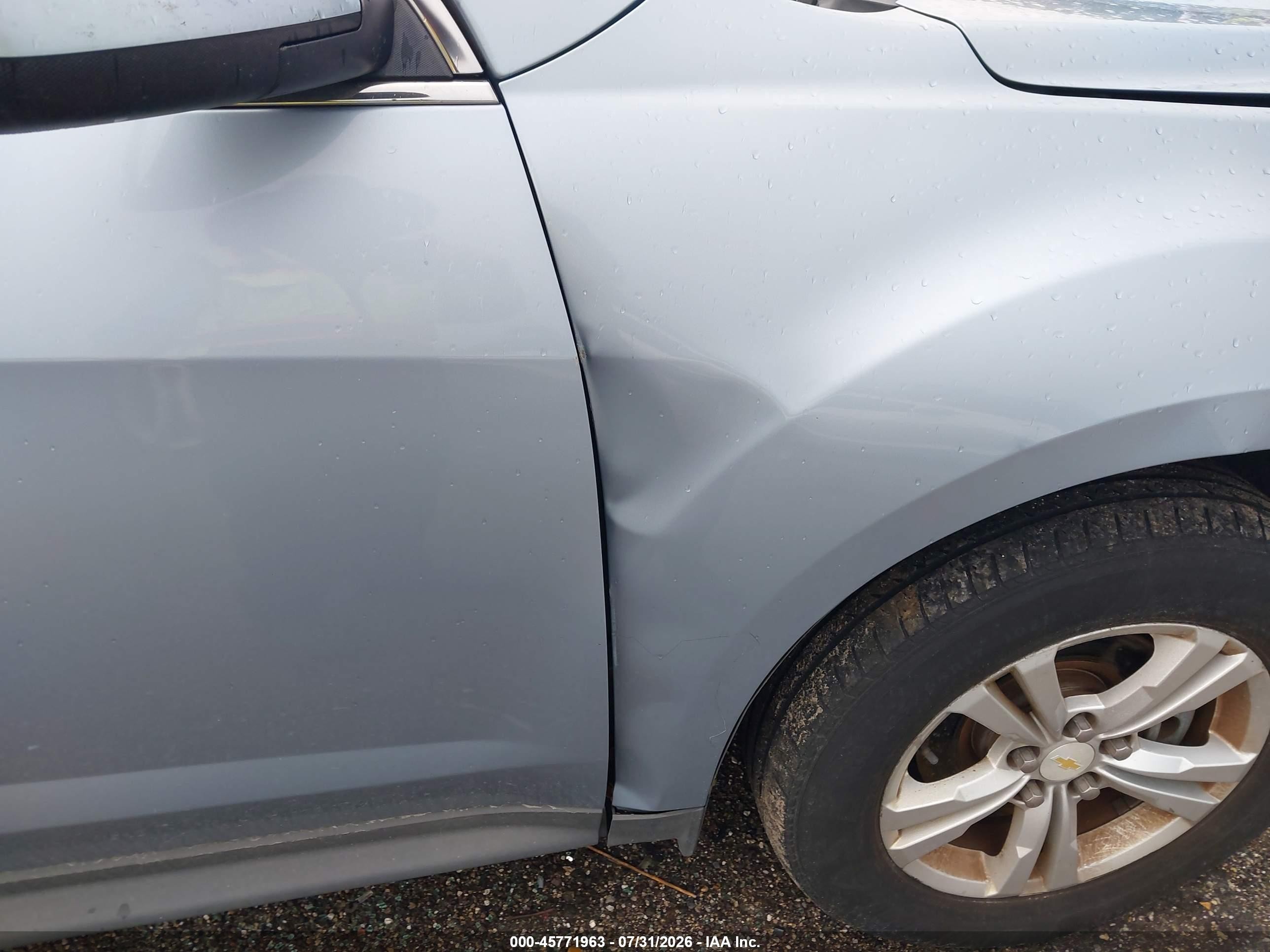 2014 Chevrolet Equinox Lt Light Blue vin: 2GNALCEKXE6151649