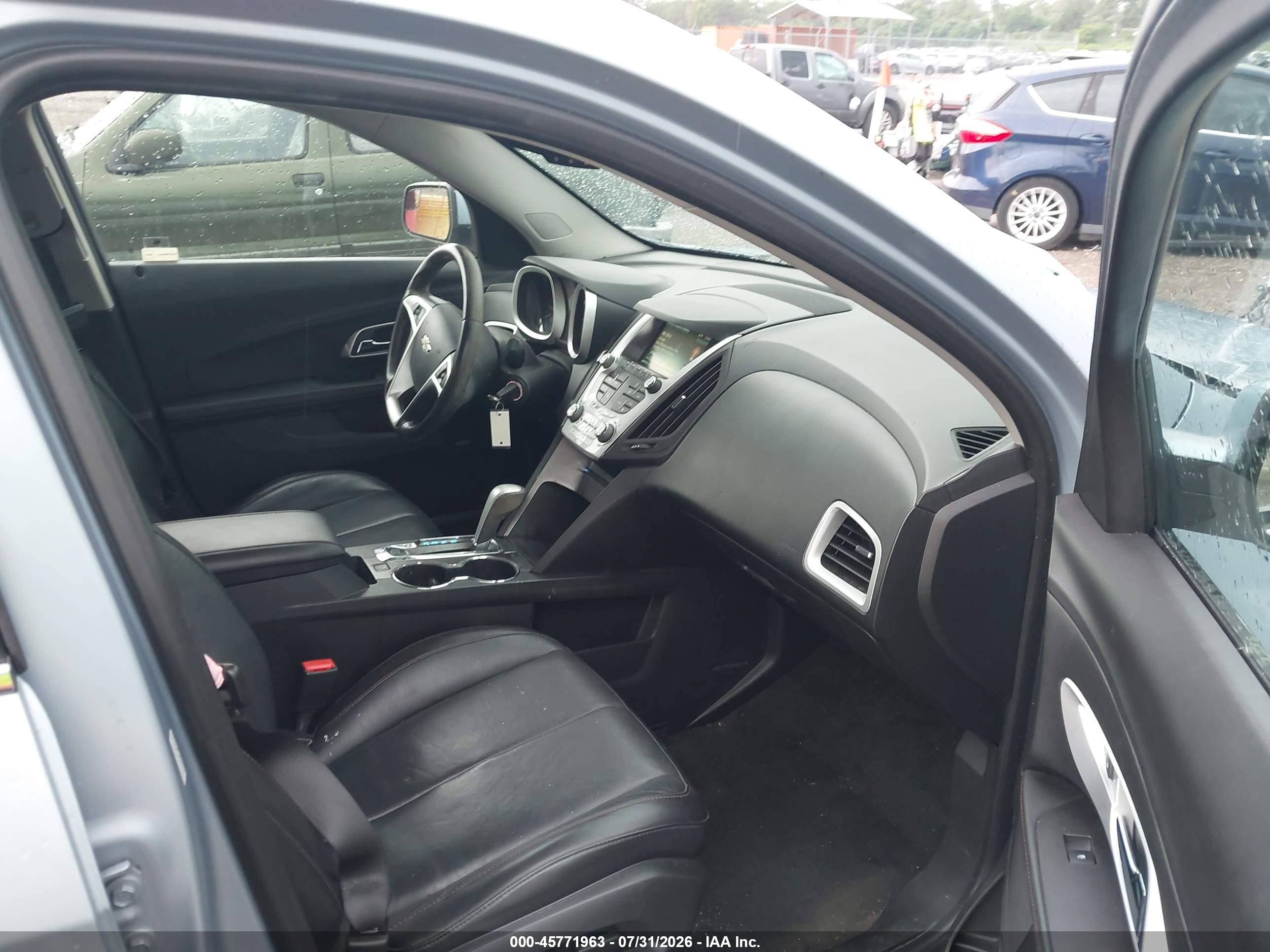 2014 Chevrolet Equinox Lt Light Blue vin: 2GNALCEKXE6151649