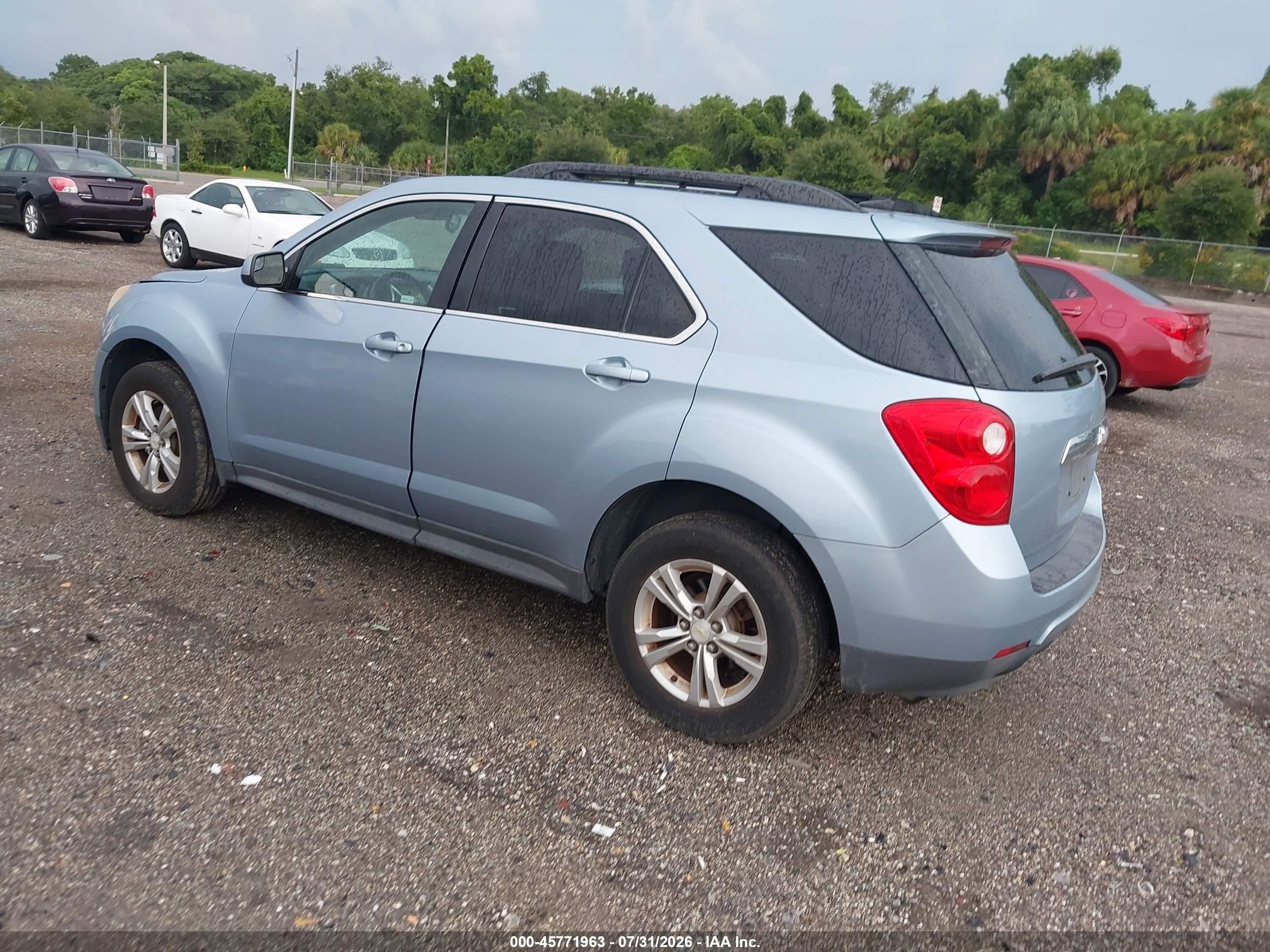 2014 Chevrolet Equinox Lt Light Blue vin: 2GNALCEKXE6151649