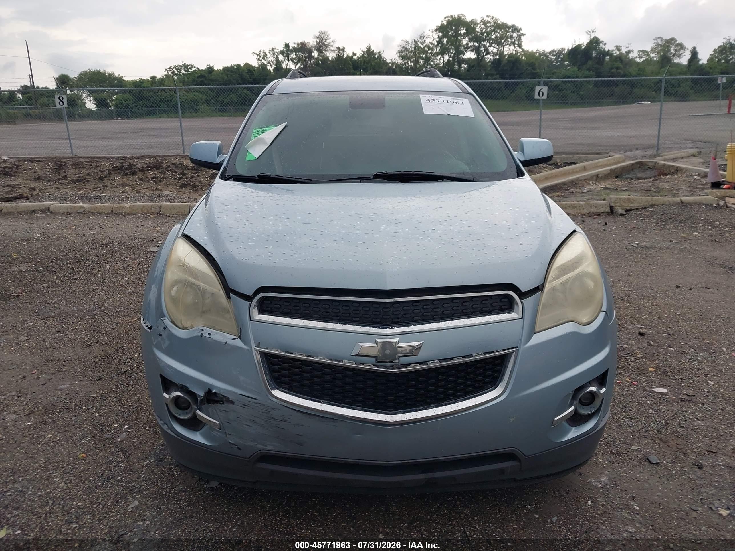 2014 Chevrolet Equinox Lt Light Blue vin: 2GNALCEKXE6151649