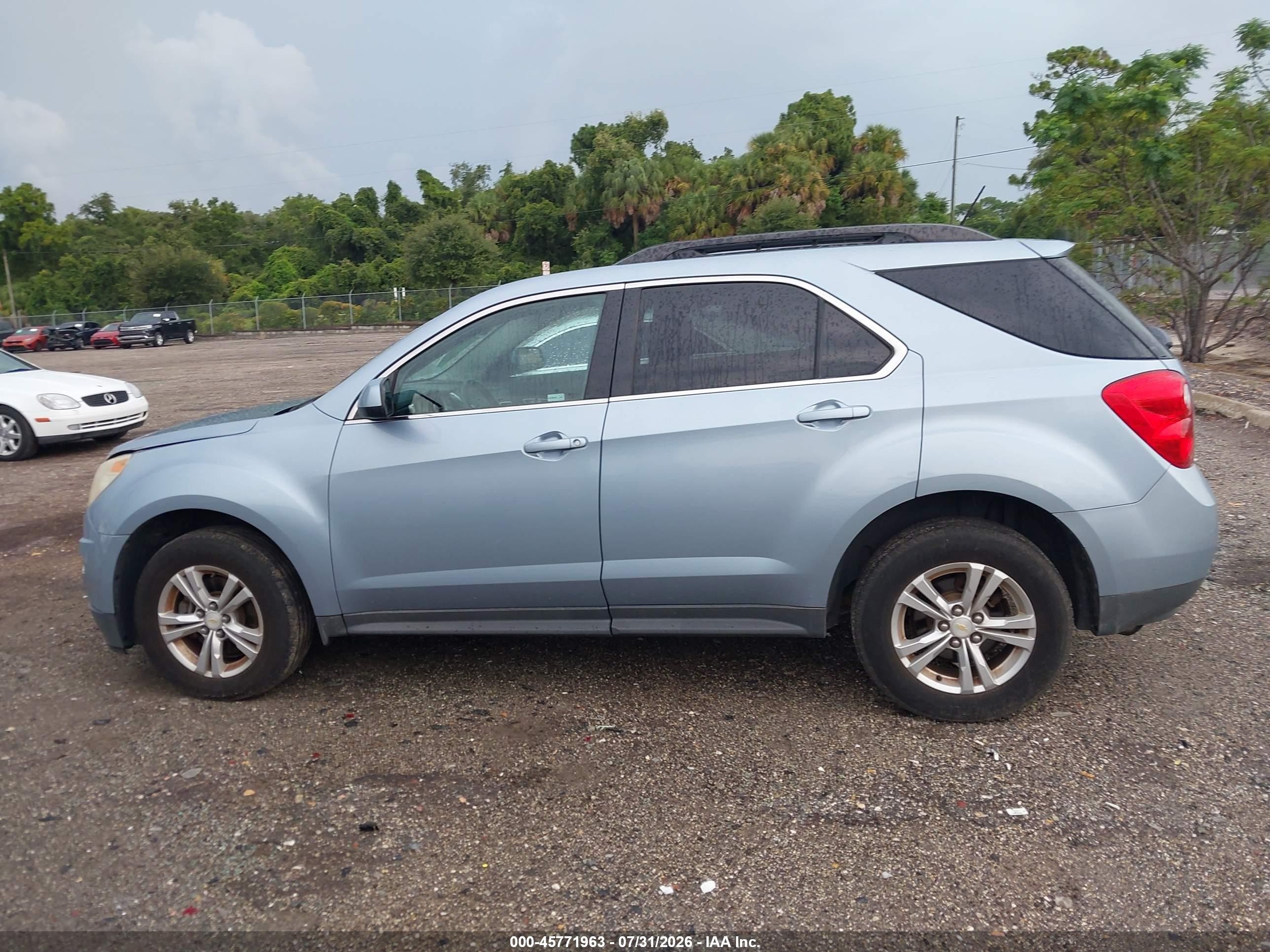 2014 Chevrolet Equinox Lt Light Blue vin: 2GNALCEKXE6151649